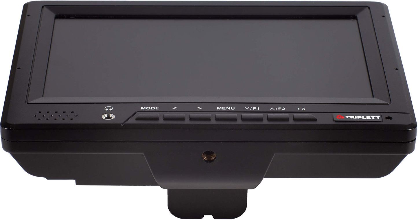 Triplett HDCM-4K Ultra-Compact 7-inch HD 4K Security Test Monitor with HDMI, Composite BNC-In/BNC-Out, and Component BNC