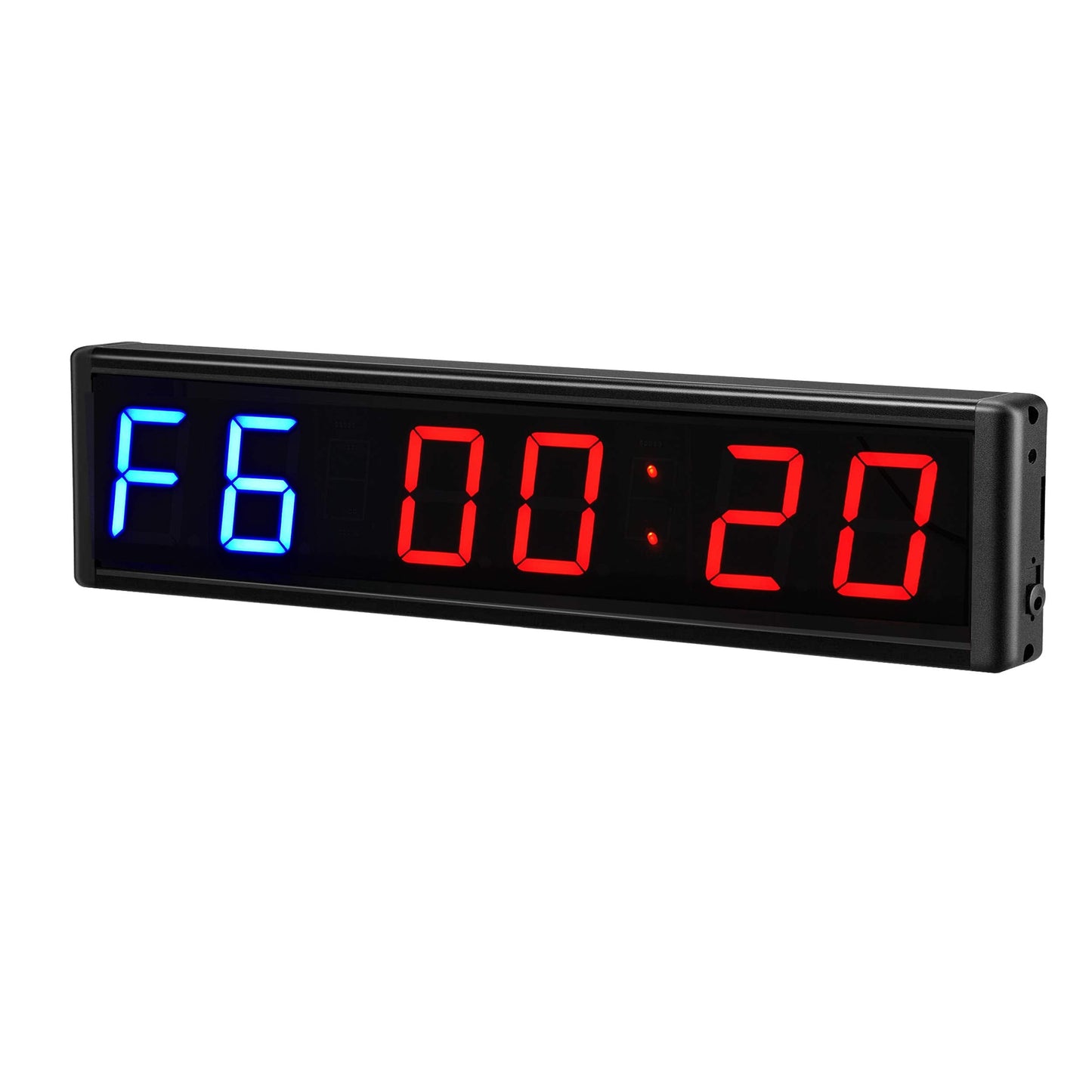 Ledbrigym Gym Timer 3 Inch Big Clock Fitness Home Tabata Boxing Count Down and Up with Remote