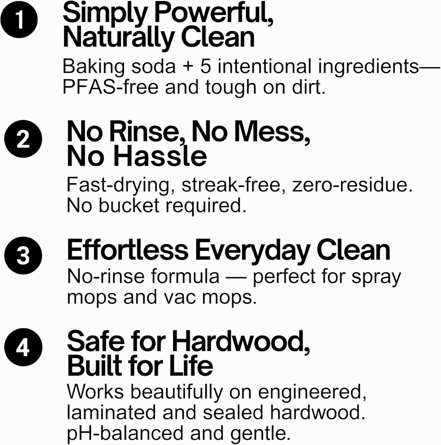 Quick Shine Hardwood Floor Cleaner - 27oz 2-Pack | Streak-Free, No Rinse Formula | Effective Dirt & Scuff Removal