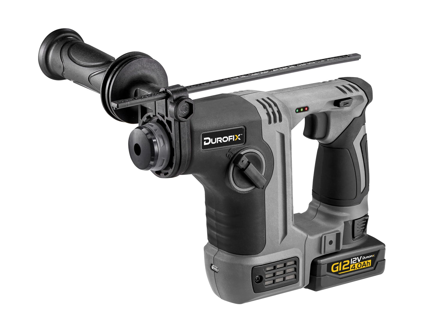 Durofix RY1204T G12 Series 12V Cordless Compact Rotary Hammer Drill Kit 1.3J Impact Energy - Bare Tool Only
