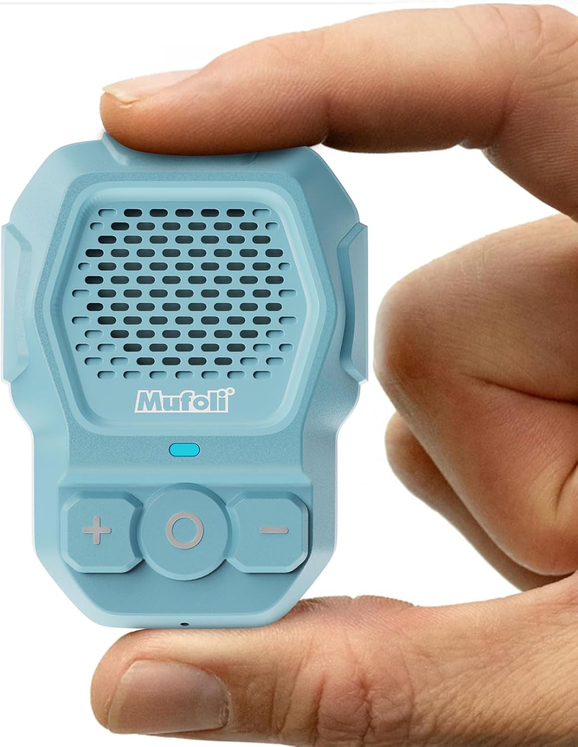 Mufoli 14 Wearable Bluetooth Speaker, Wireless Portable Speakers, Waterproof Jobsite Speaker Up to Hours Playtime, Clip