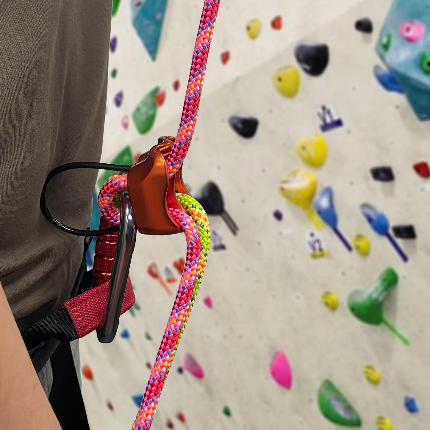 BlazeBeam 8mm Accessory Cord 30M (100ft) UIAA Rock Climbing Rope 14Kn High Tensile Strength Rock Climbing Accessories Cord Double Braid Nylon Cord for Mountain Tree Climbing, Canyoneering,Fire Rescue