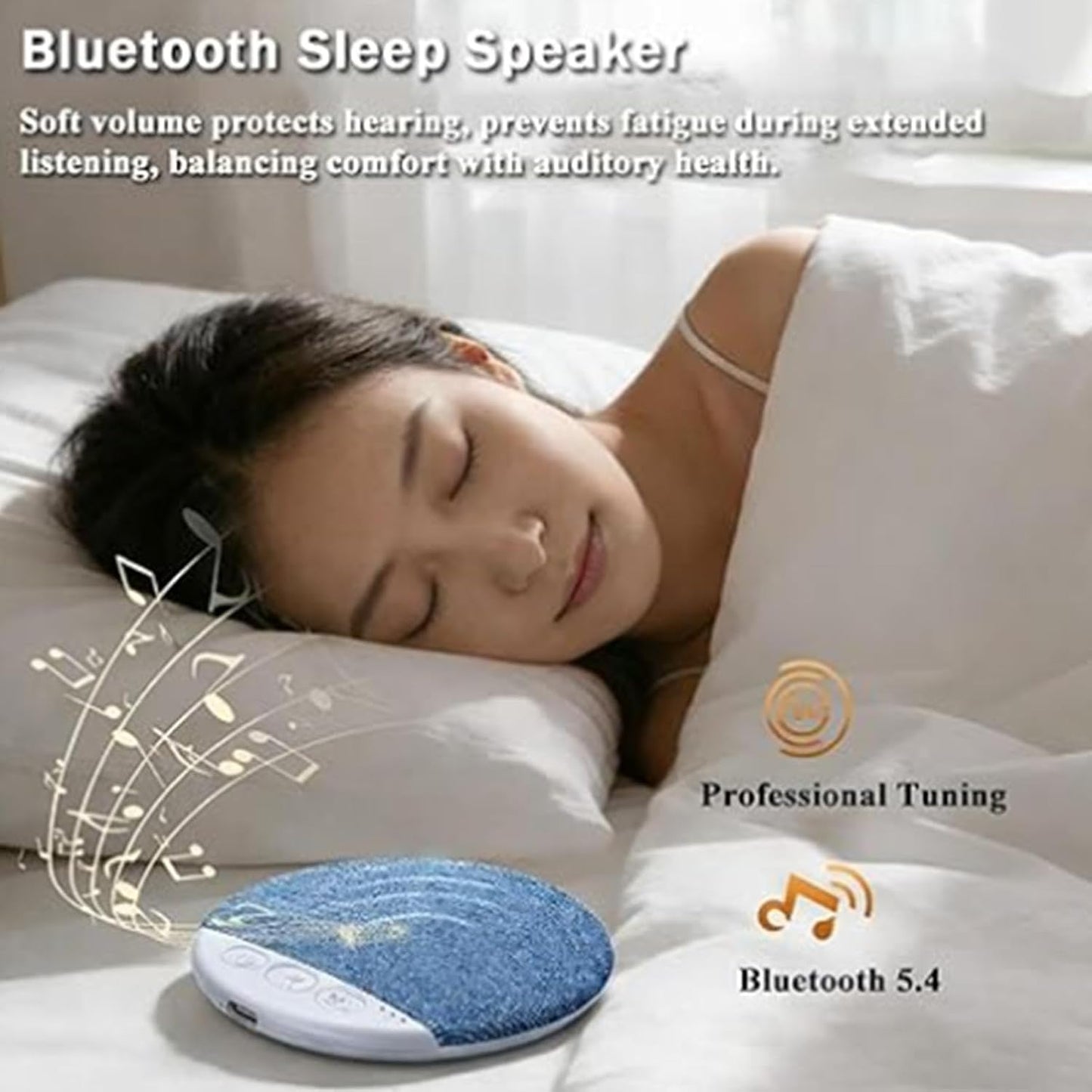 Generic 3 Sleep Speaker Under Pillow, Stereo Hi-Fi Sound Timers, Pillow Speakers White Noise Machine, for Bedroom