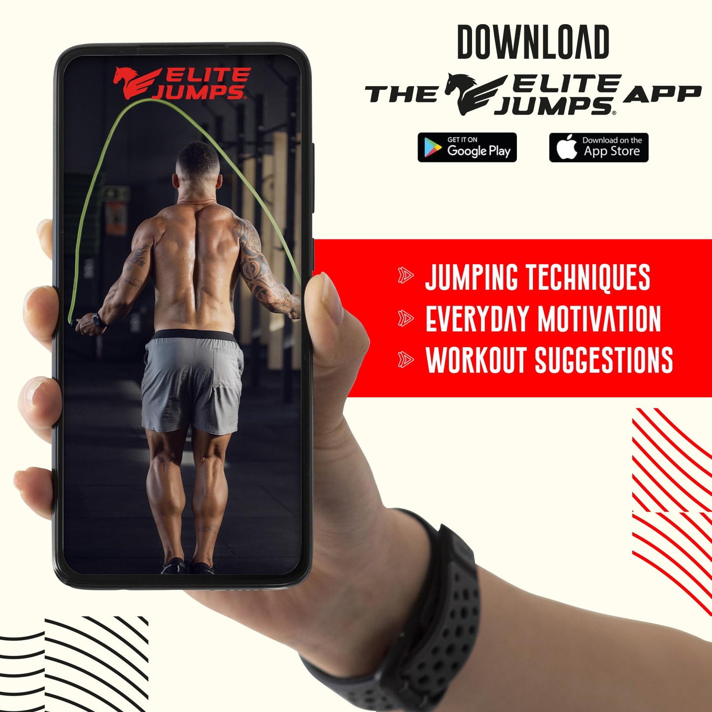 Elite Jumps Muay Thai + Mat Bundle | 1.2lb Weighted Jump Rope + Non-Slip Jump Rope Mat | Heavy Rope Training Set for Muay Thai, MMA, HIIT & Fitness | Improve Grip, Endurance & Protect Floors