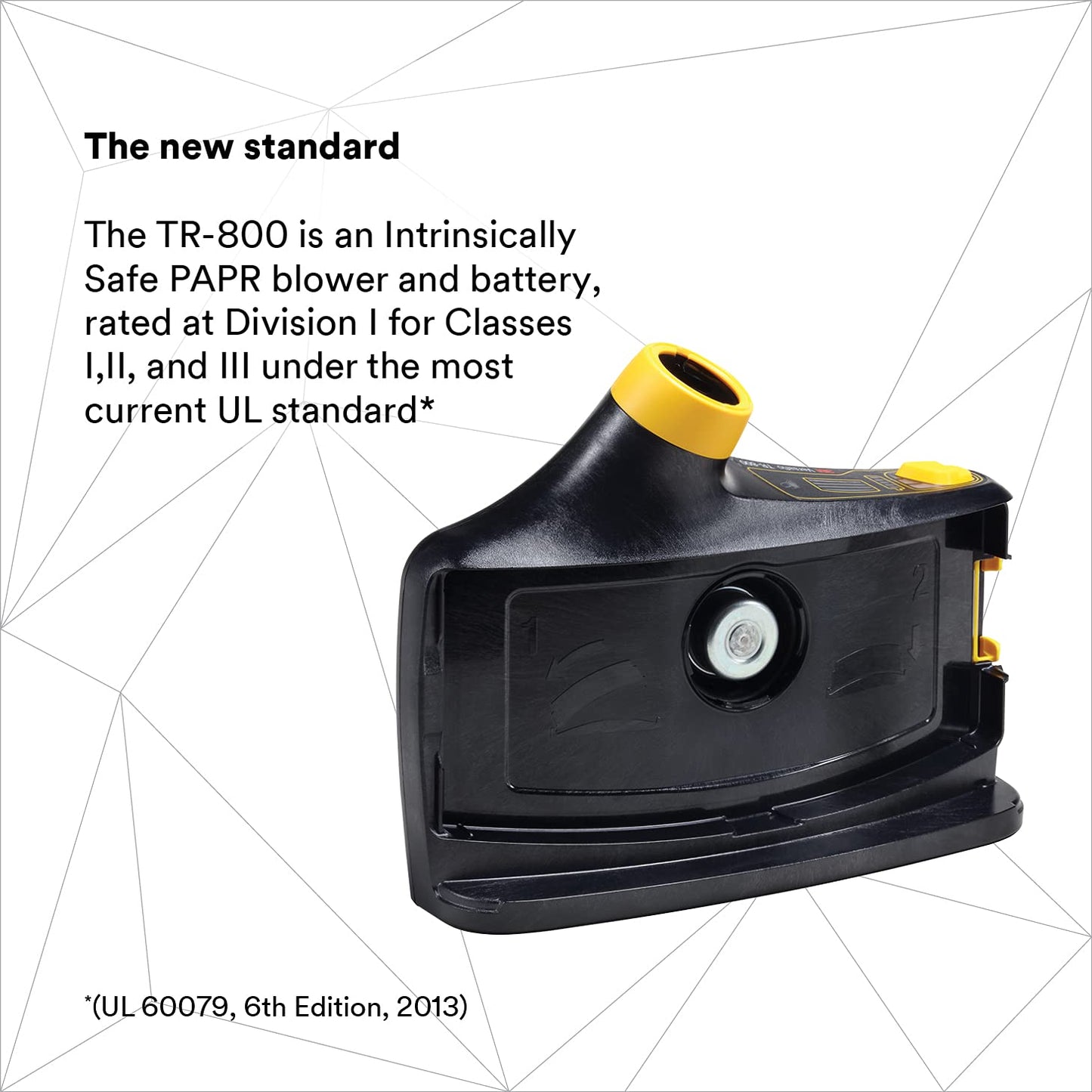 3M PAPR, Versaflo Powered Air Purifying Respirator Assembly TR-814N, Includes Intrinsically Safe Unit and Battery, Airflow Indicator, Easy Clean Belt
