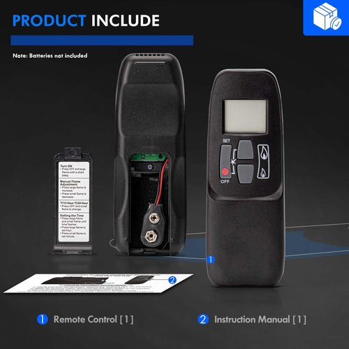G6R-H3T5 Radio Remote Control Compatible with Maxitrol G6R-R3AM Control Module Receiver, for RH Peterson/Real Fyre, Valor, Empire, Element 4 Gas Fireplaces Replace# R11576 AT-01V-2 4001910 4001038