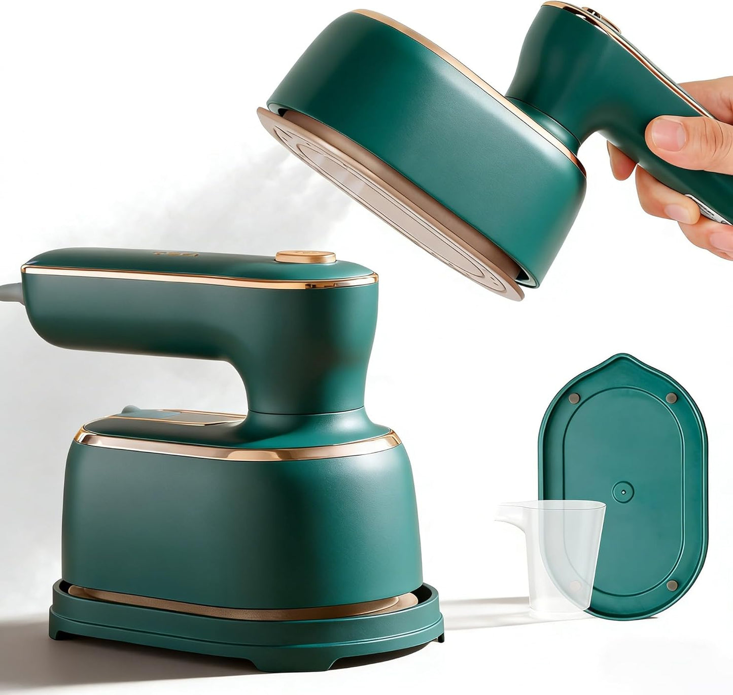 Skiennix Travel Steamer | 1000W Compact Mini Iron for Wrinkle Removal - Perfect for Home & Travel