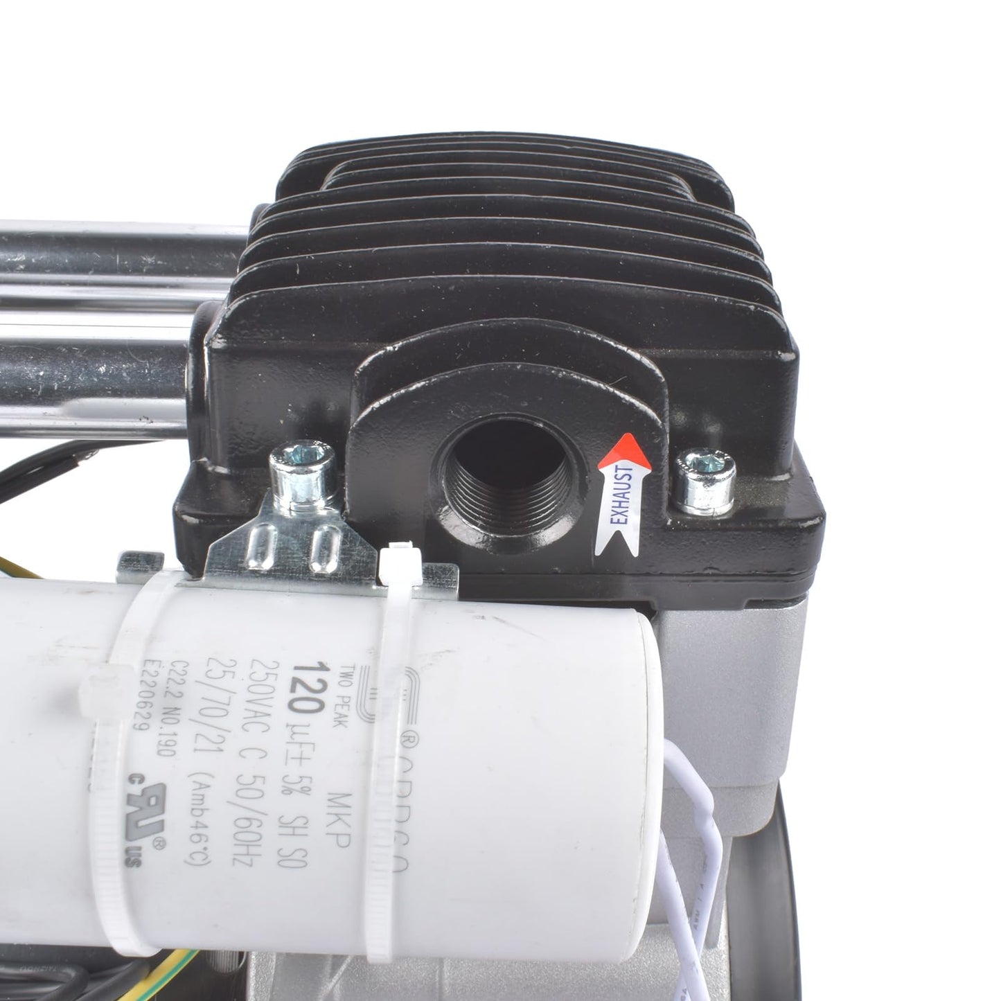 110 Volts 2 HP Electric Air Compressor 15 Amps SP-9421, SP9421 24 Gallons Ultra Quiet and Oil-Free Pump/Motor Mixizap
