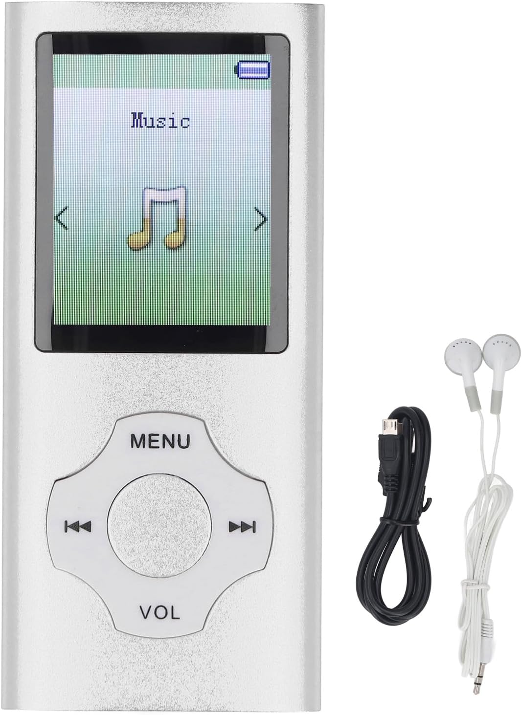 Yunseity 16GB MP3 5.0 MP4 128GB Player, Bluetooth Single Loop Player, Portable HiFi Sound Music Player Built in HD