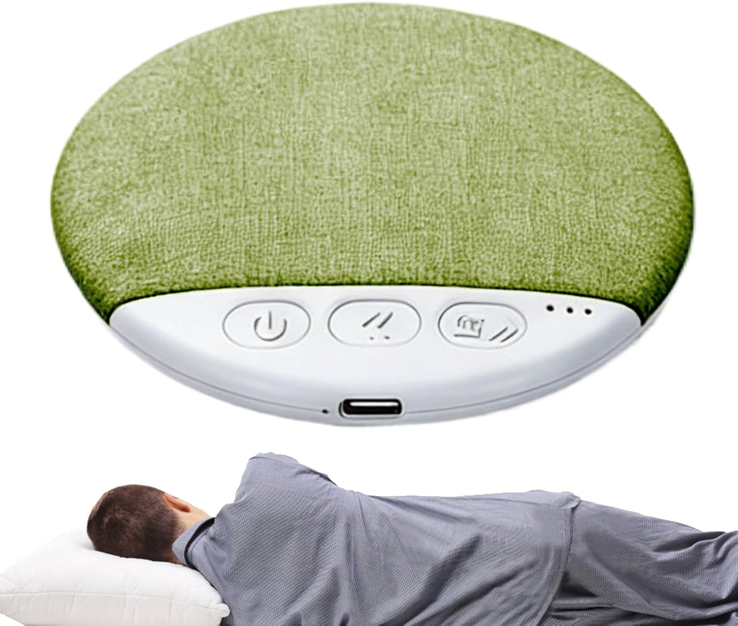 Generic 250mah, Under Pillow Speaker, with White Noise and Timer, Pillow Speaker, Bone Conduction Bluetoth Audio
