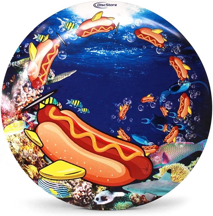Discraft ESP Buzzz Supercolor Midrange Disc Golf Disc - Custom Design Discraft Discs - Straight Flying and Great for All Skill Levels - Free Mini Marker Included