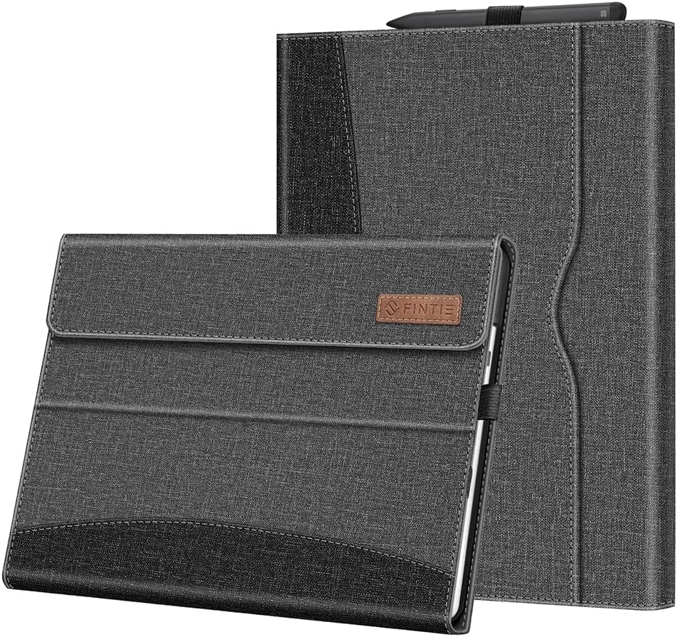 FINTIE 13 Inch 11/10/9 Case for Microsoft Surface Pro - Multiple Angle Viewing Portfolio Business Cover with Pocket