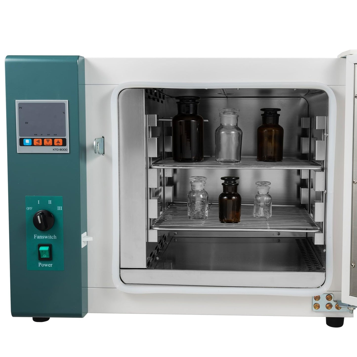 110V 1000W Lab Digital Convection Oven, 45L/12Gal Horizontal Electric Blast Drying Oven, Constant Temperature Blast Industrial Digital Forced Dryer with Intelligent Temperature Controller