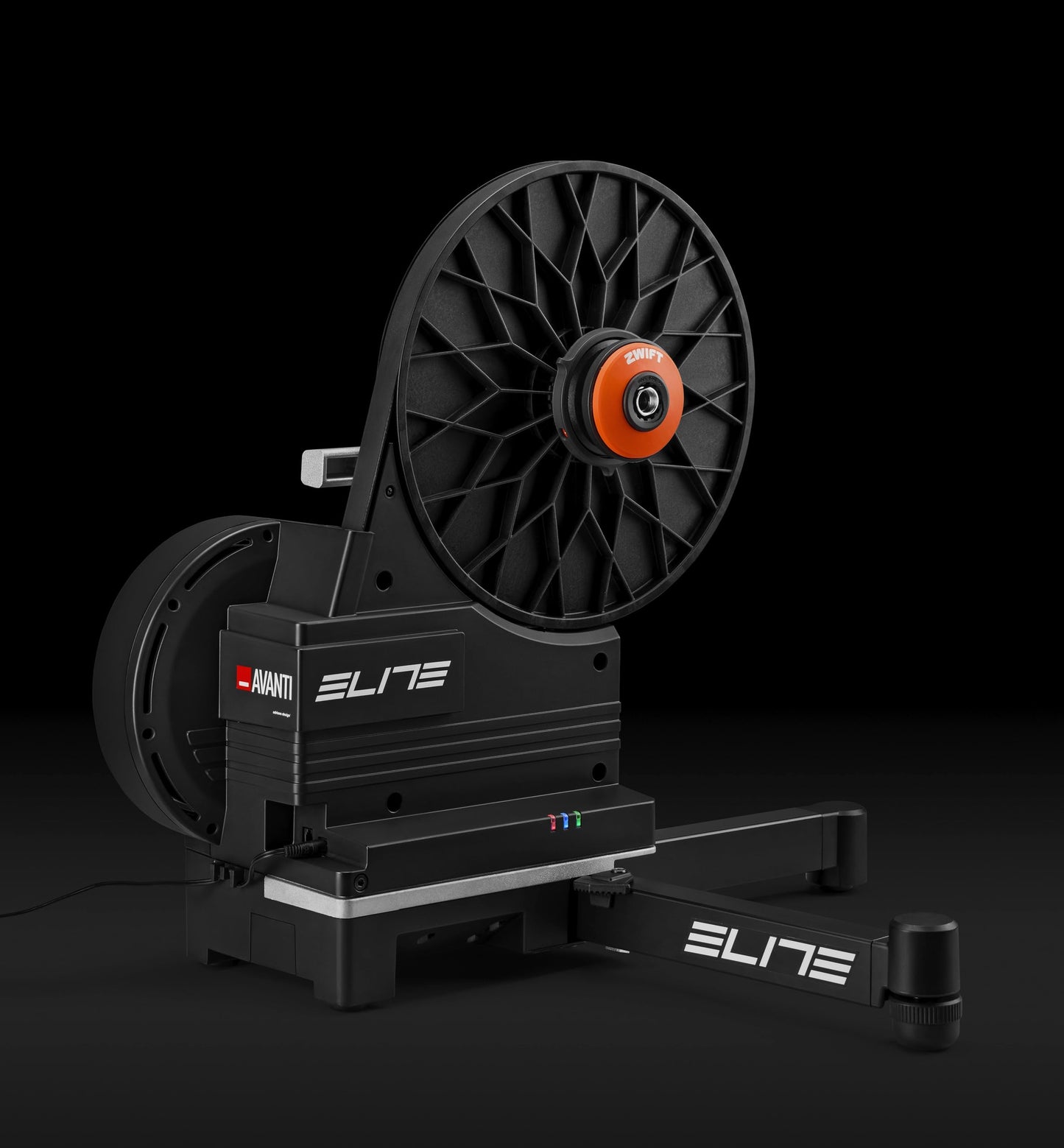 Elite Avanti Zwift Ready Smart Trainer - Direct Drive Bike Trainer with Virtual Shifting, ±1% Power Accuracy, WiFi + Bluetooth, 2100W Max, 18% Climb Simulation, Cog & Click Included