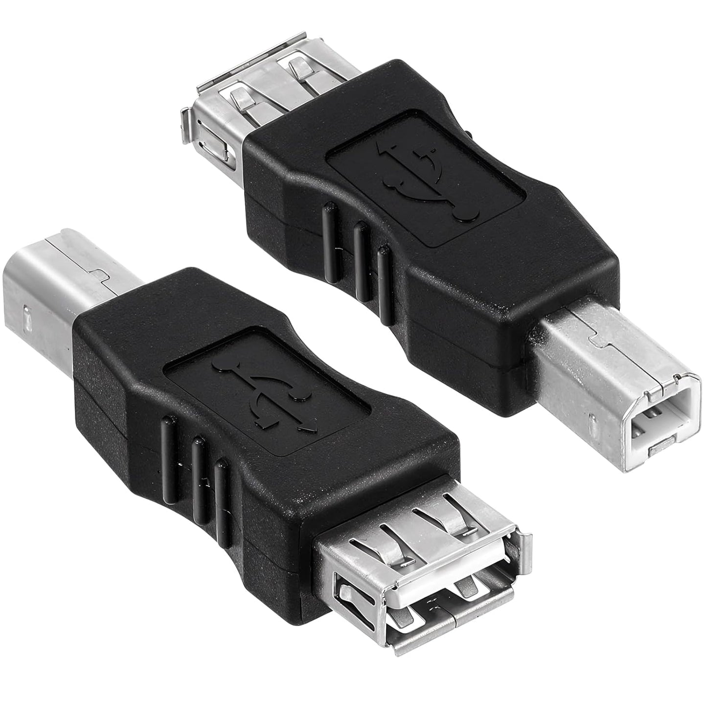 Xthrotsenk 2 2.0 Pcs A Female to USB B Male Printer Converter - USB A to B Adapter - AF/BM Adapter