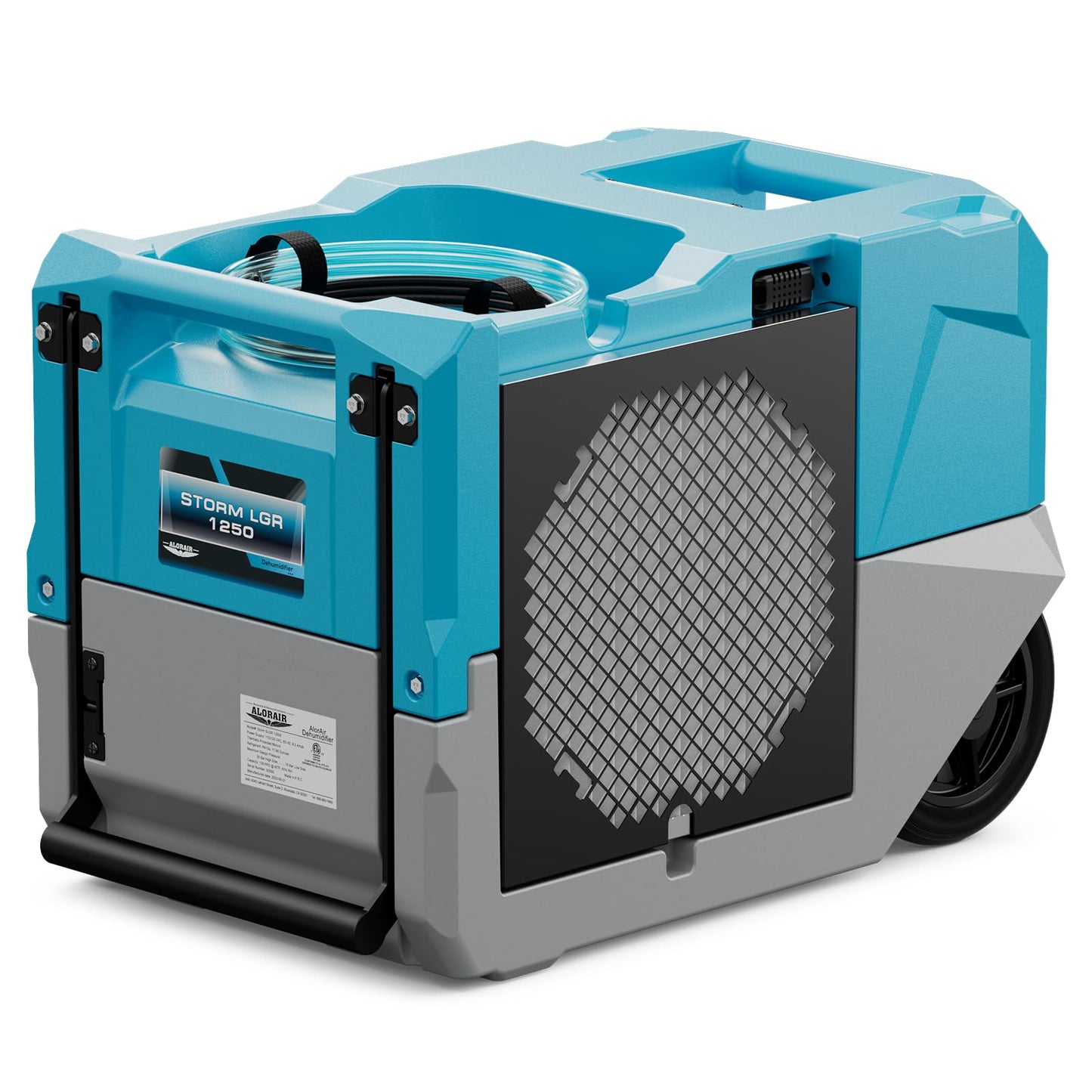 ALORAIR 264 PPD Commercial Dehumidifier with Pump, Up to 3,000 Sq.Ft Industrial Dehumidifier with Drain Hose Potable Wheels Design for Whole House, Basement, Warehouse, Garage, Blue