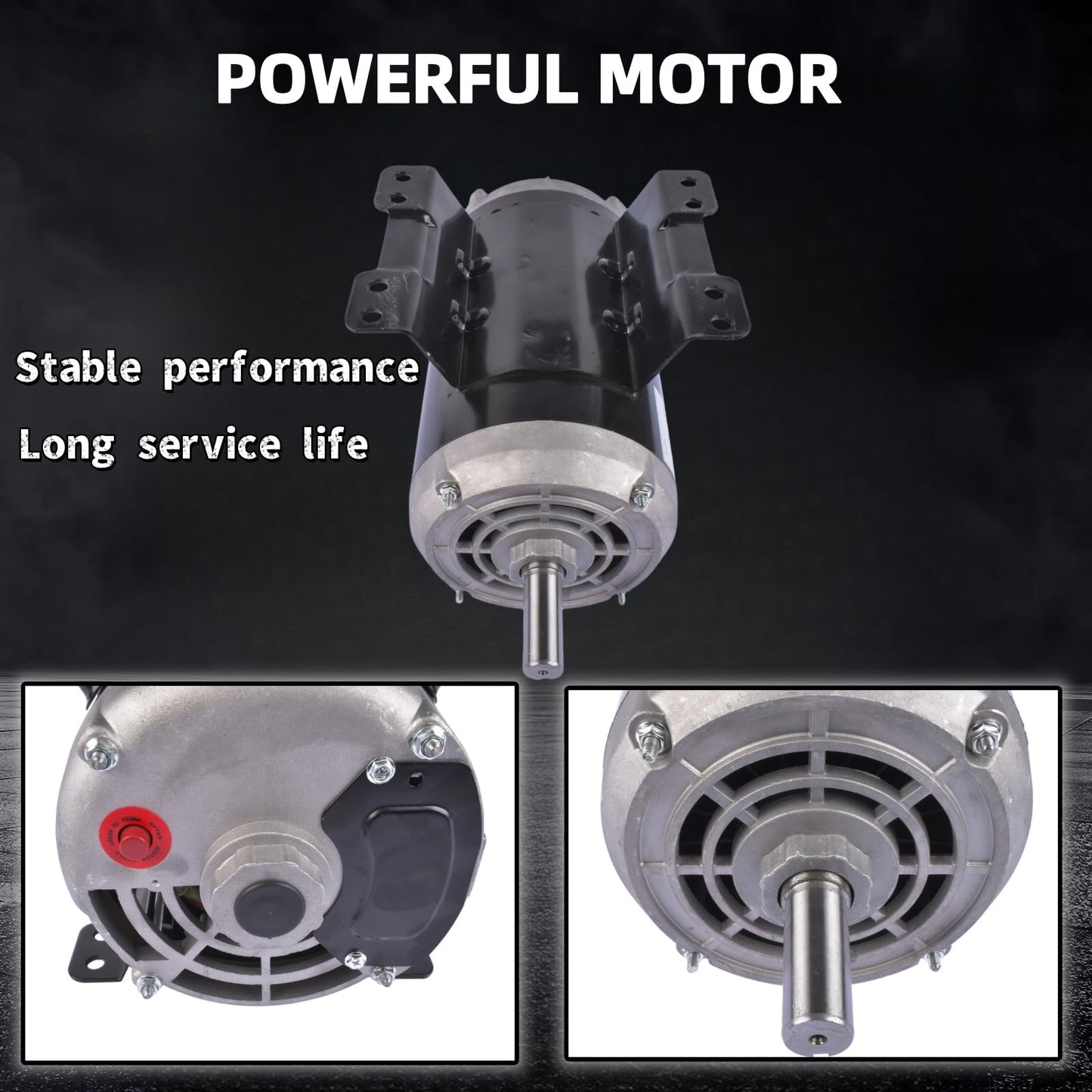 54421193 5HP Air Compressor Motor Replacement for Ingersoll Rand, Single Phase, 184T Frame, Open Drip Proof Enclosure, 5Hp Output, 3450RPM, 60Hz, 208-230V, 23378805 Mixizap
