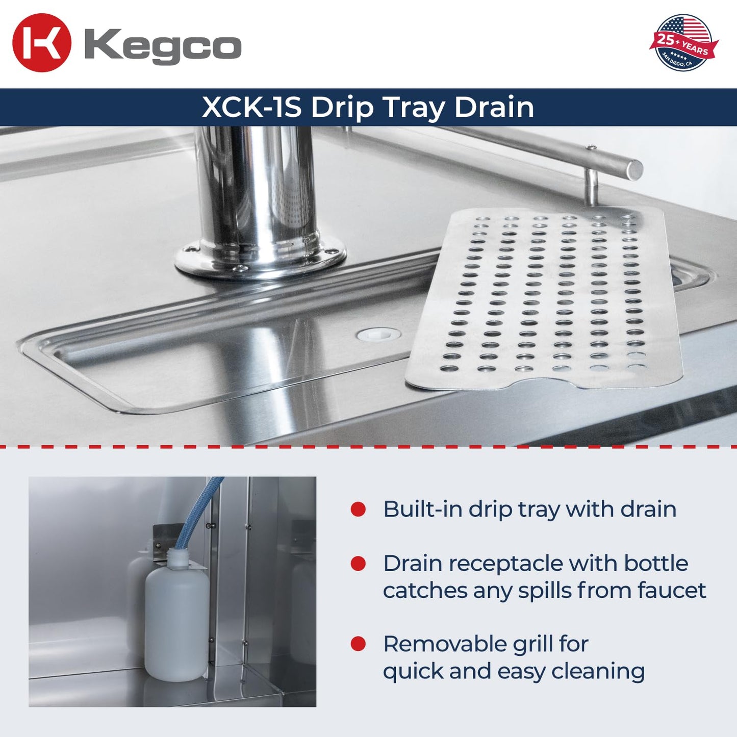 Kegco XCK-1S-2 Kegerator