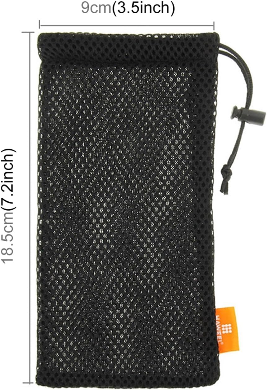 Haweel Pouch Carry Bag, Organizer for Smart Phones/Power Bank/USB Flash Drive/SD Cards and Other Accessories(Black)