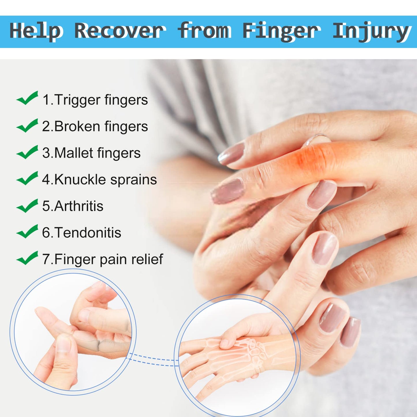 EDNYZAKRN Finger Compression Sleeves Support, Finger Protectors Cots for Arthritis Swelling Basketball Sport, Breathable Elastic (10, Beige, One Size)
