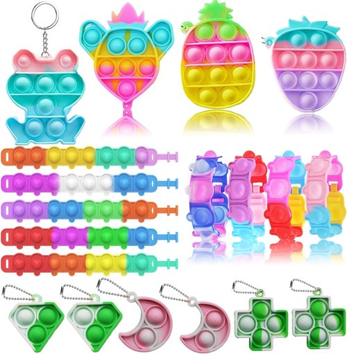 Mivanlin 117 Pcs Fidget Toys Set - Fun Party Favors for Kids 4-12 | Perfect for Goodie Bags & Classroom Prizes