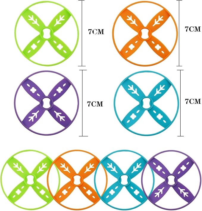 Outside Toys for Kids Ages 4-8, 28 Pack Flying Discs Supplement Set - Compatible with Most Handheld and Foot-Powered Flying Disc Toys, Includes 4 Vibrant Colors, Must-Have for Flying Disc Enthusiasts
