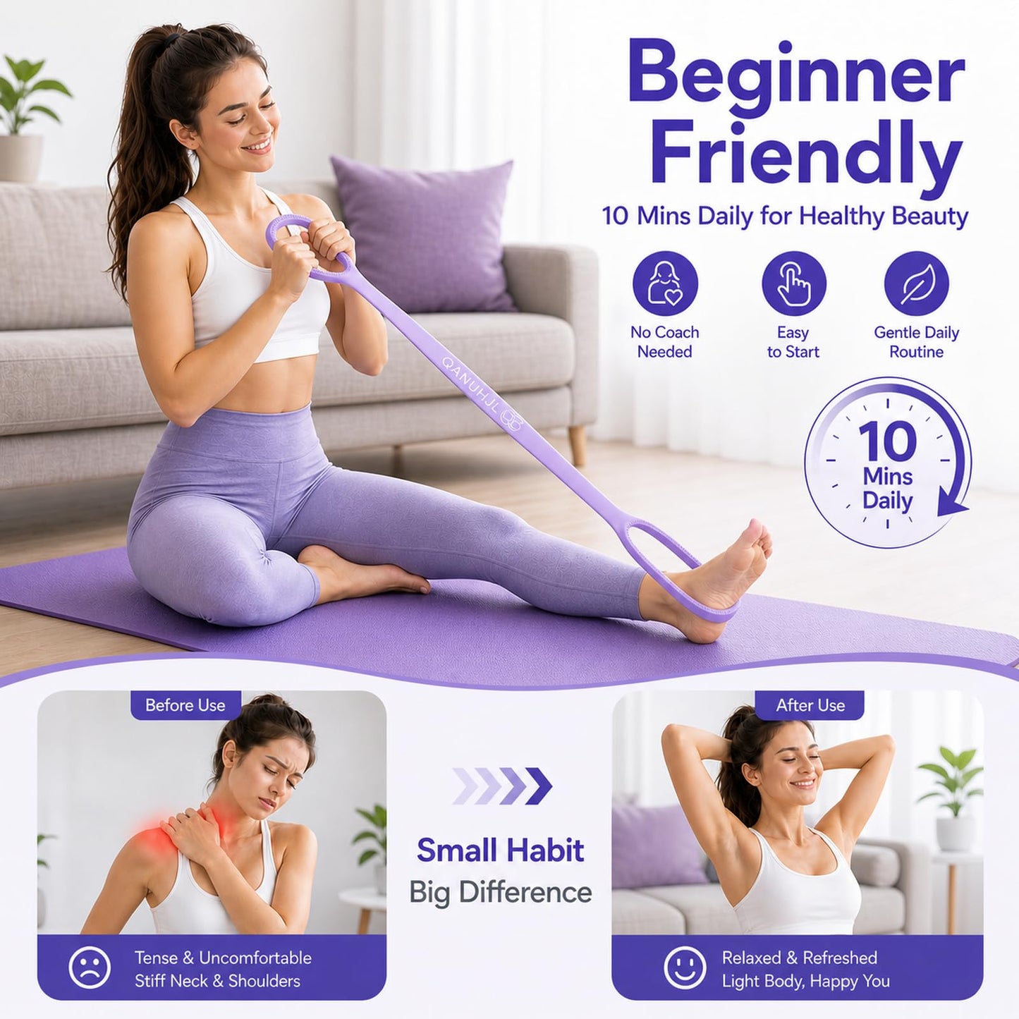 Figure 8 Resistance Bands with Handles Exercise Band for Women and Man Arm Workout Silicone Soft Grips Shaped 2026 New Non‑Slip Function Tension Rope Stretch Elastic Yoga Piztes Back Leg 2pc