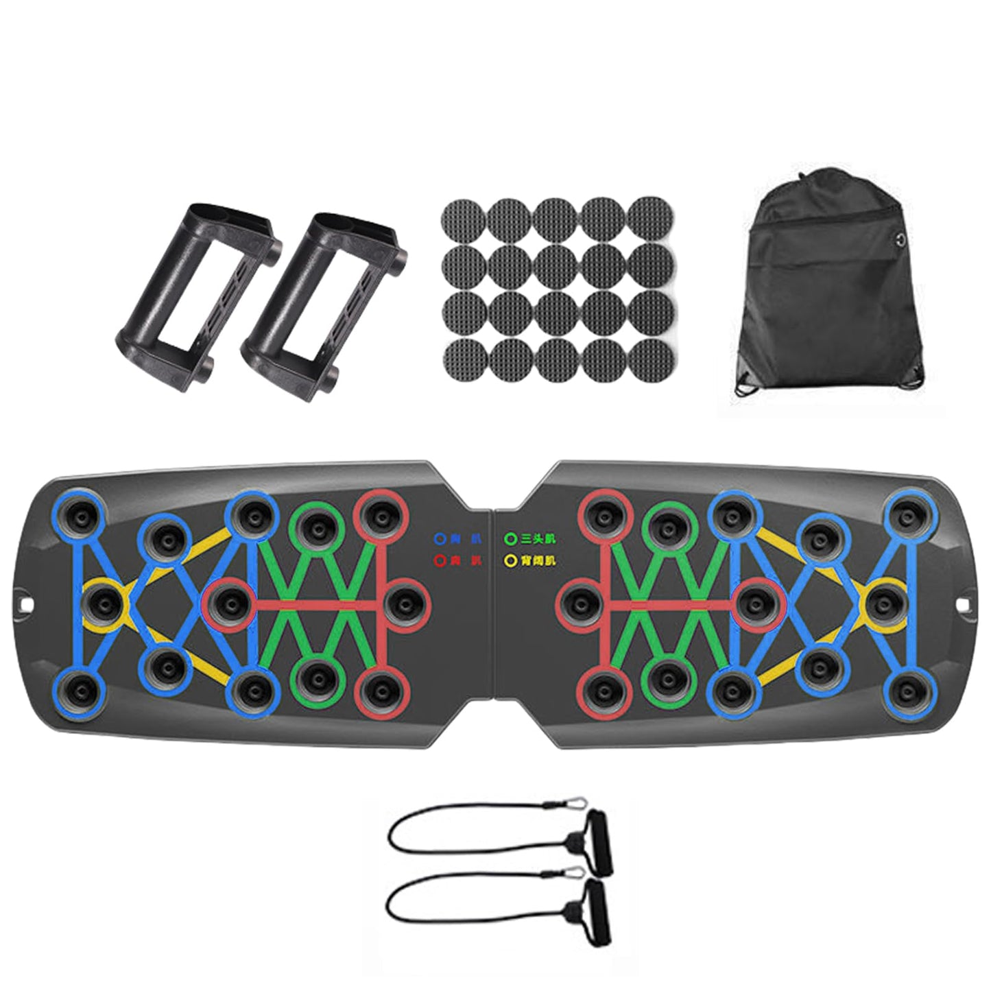Pushup Stands Exercise Board Muscle Board For Home Push Up Boards Multifunctional Foldable Fitness Workout Tool Boards Exercise Tool