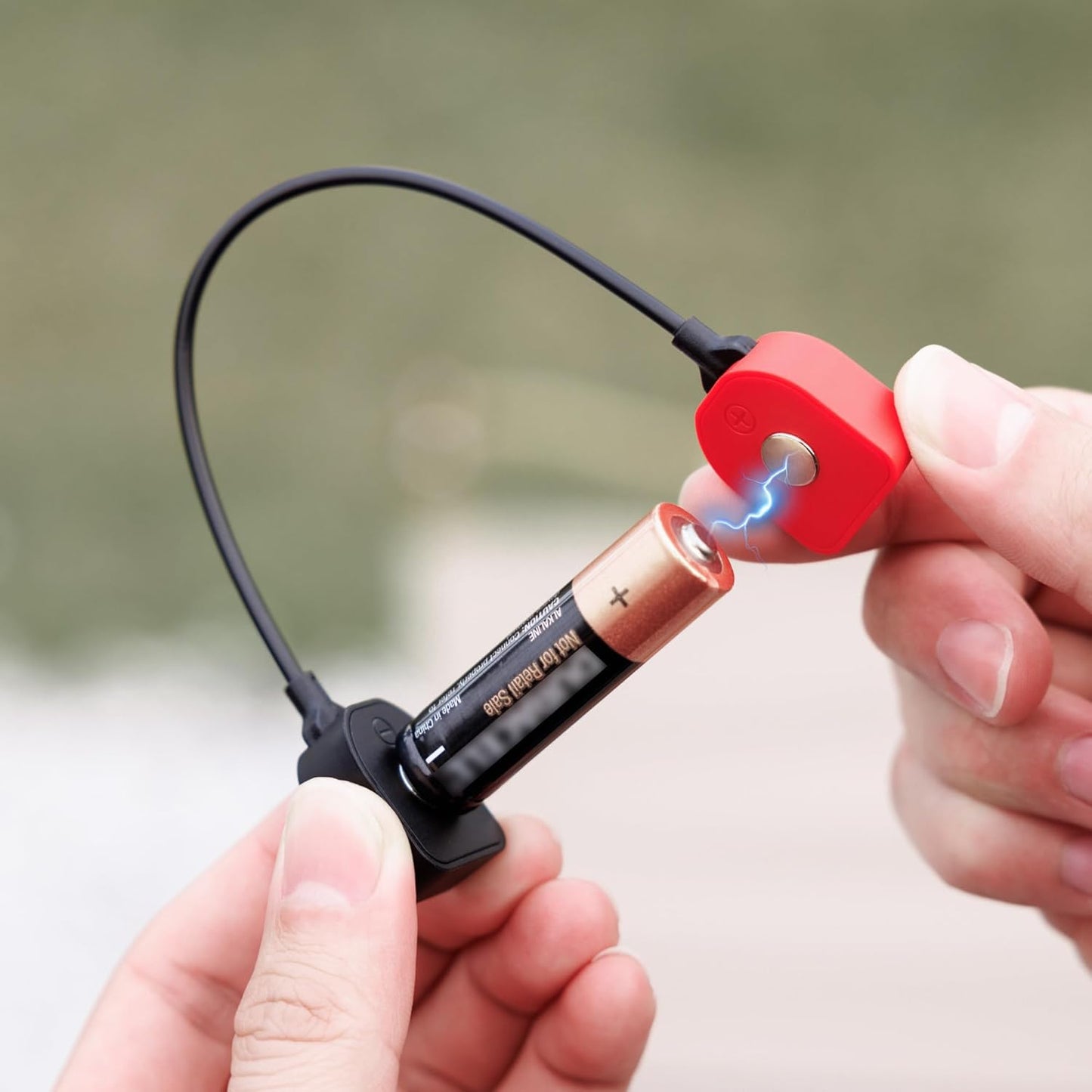 Kiorafoto CR2032, 3 CR2025 CR2450 LR44 1.5V 3V 3.7V Portable Magnetic Battery Tester for AA AAA C Compact Universal