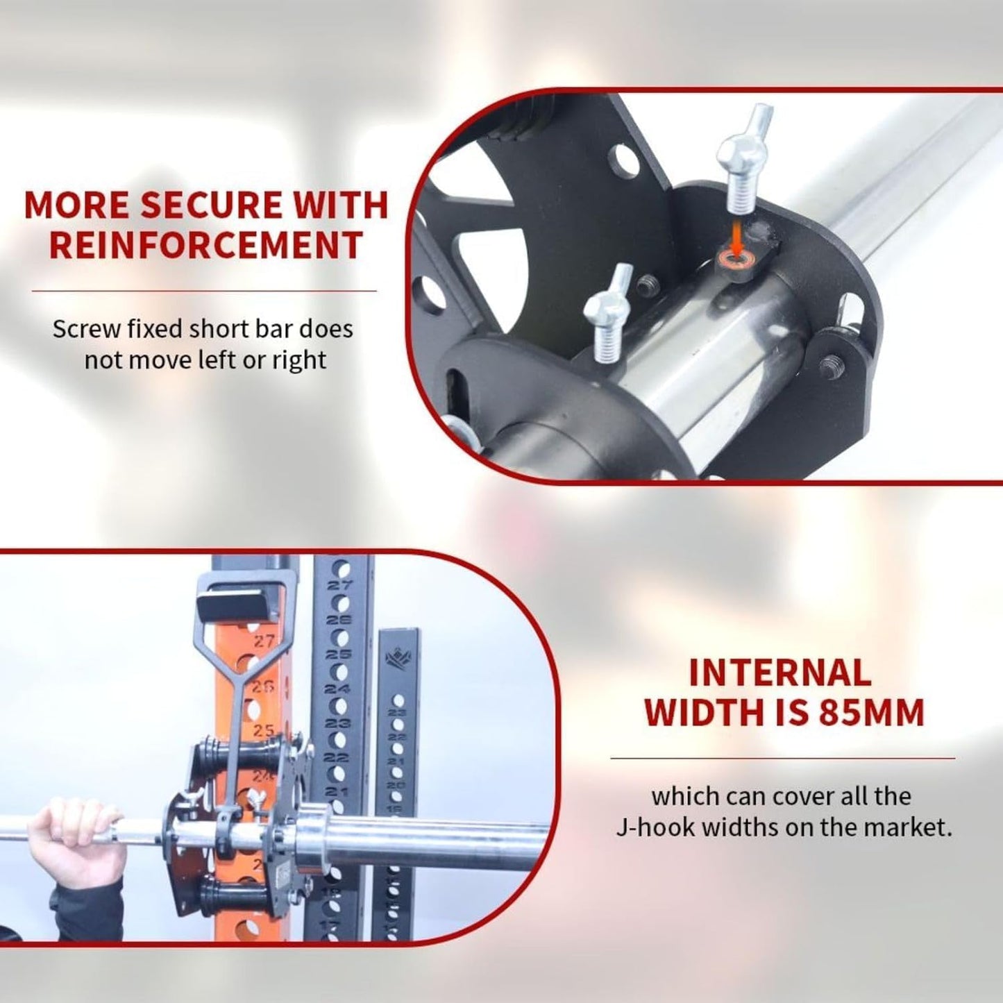 AHTAPFON Smith Machine Attachments for Cable Machine Attachments,Cable Pulley Attachments for Power Rack Attachments,Squat Rack Attachments for Cable Crossover Deep Squat LAT Pull Down