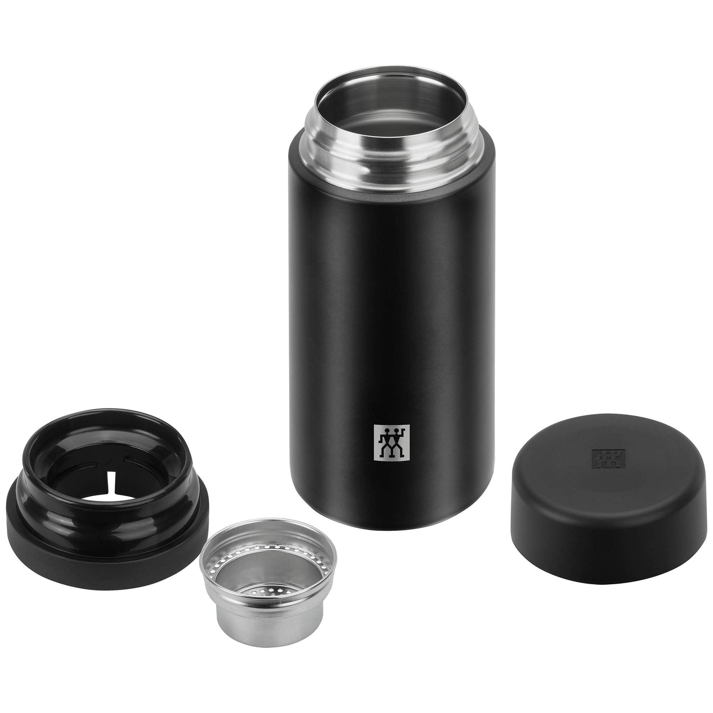 ZWILLING Thermo 14.2 oz Tea & Fruit Infuser Bottle - Matte Black