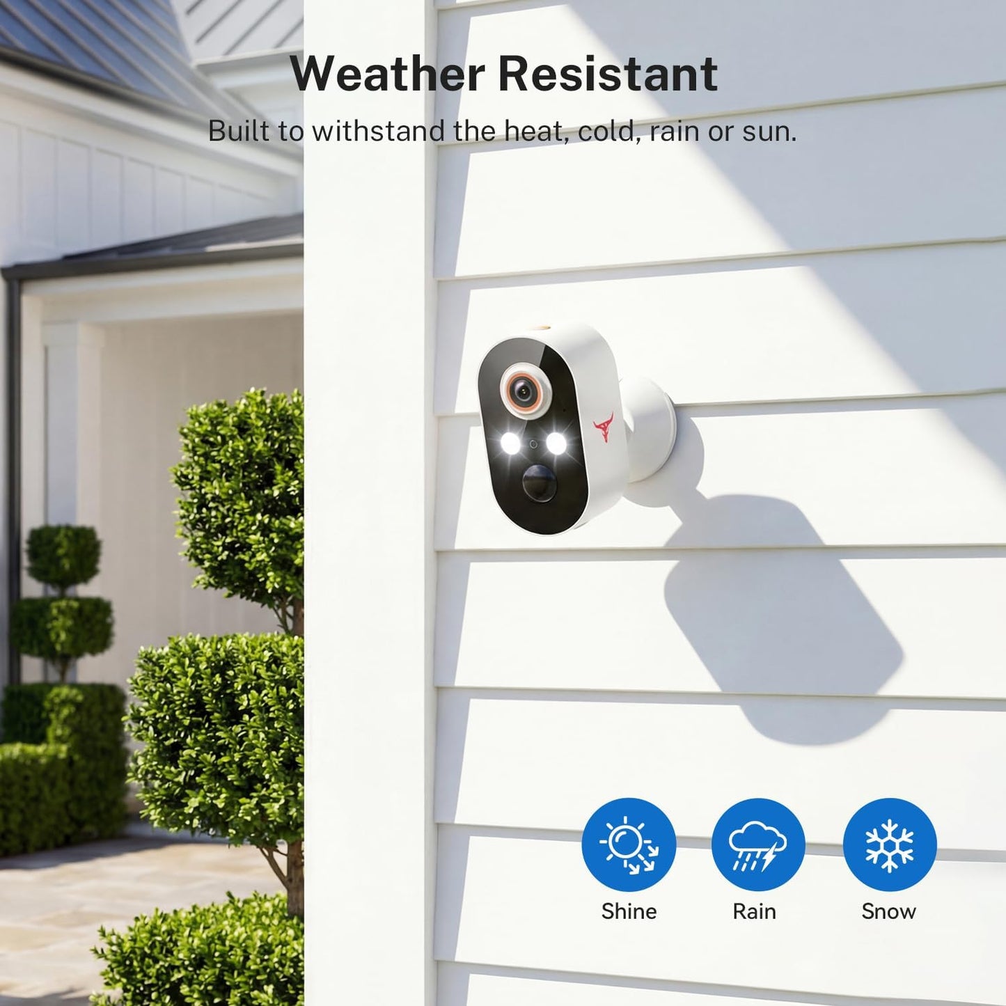Safemogulix 1080P, 120 2.4GHz Security Cameras Wireless Outdoor View, Battery Powered, Wi-Fi Cameras for Home Security