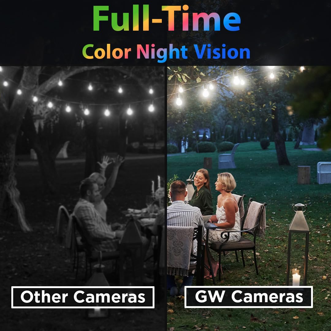 GW Security 16 Channel 12MP NVR UltraHD License Plate/Face Recognition NDAA & TAA Compliant Security Camera System with 12 x 5MP Outdoor & Indoor Color Night Vision Two-Way Audio PoE Bullet Cameras