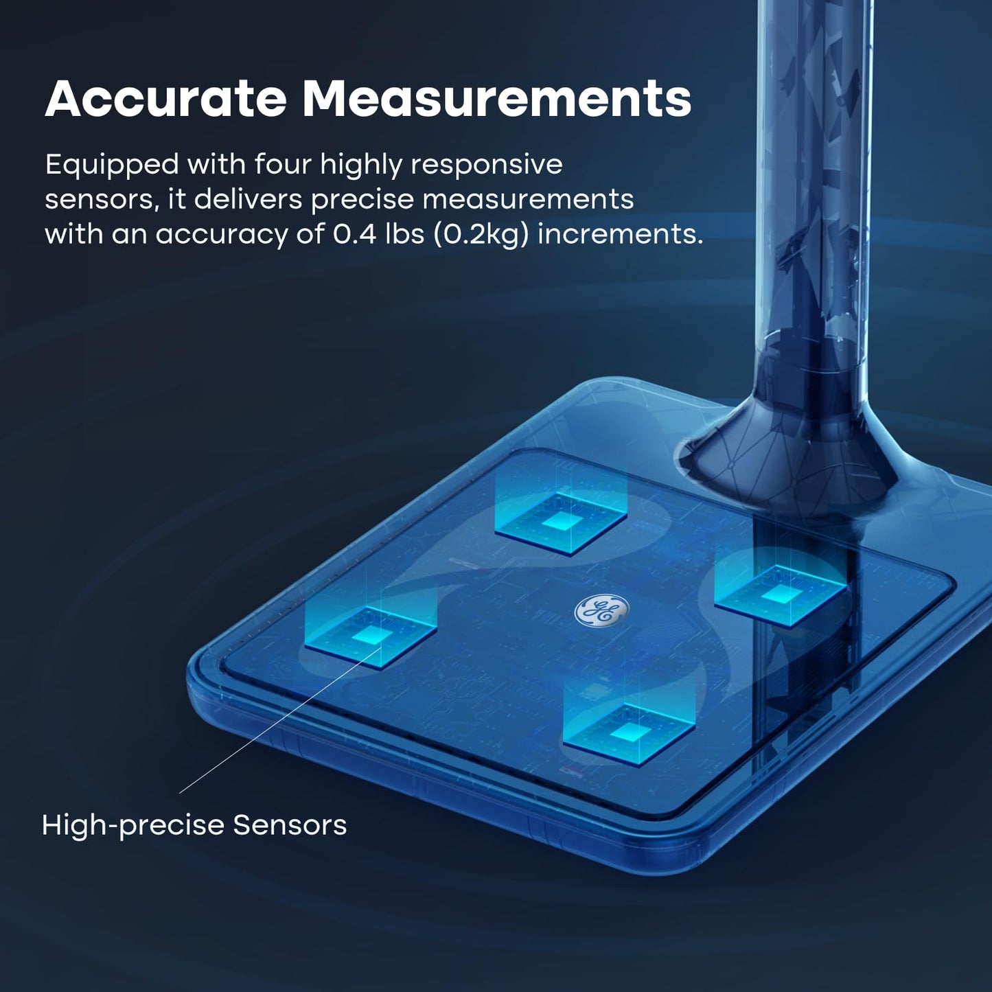 GE Digital Physician Scale BMI: Ultrasonic Electronic Height and Weight Scale 76” Height Measuring Device Accurate Body Weight 485 lb/220 kg Capacity