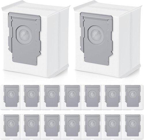 iRobot Vacuum Bags - 16 Pack Replacement Bags for Roomba i7+, i8+, i3+, i4+, i5+, i6+ | Compatible with Clean Base Models