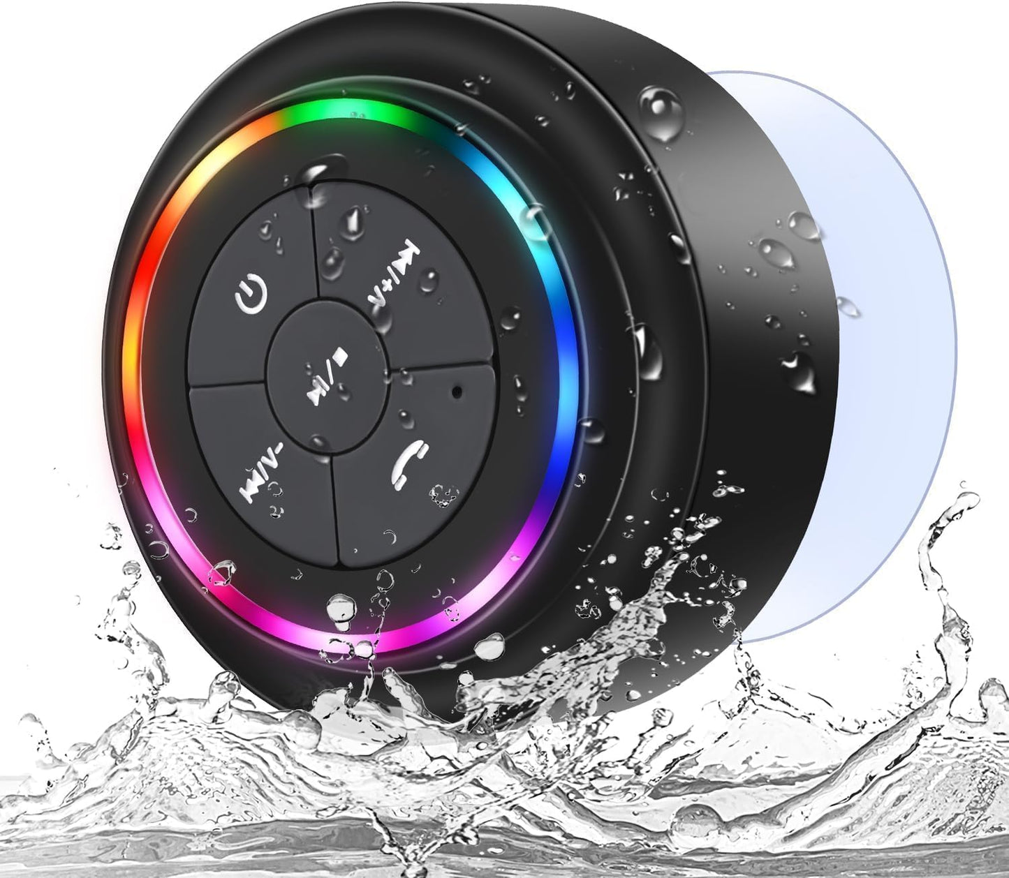 ANLEDDA IP67 Shower Speaker Bluetooth Waterproof Certified, Mini Wireless Small Bluetooth Speaker, Portable Speaker