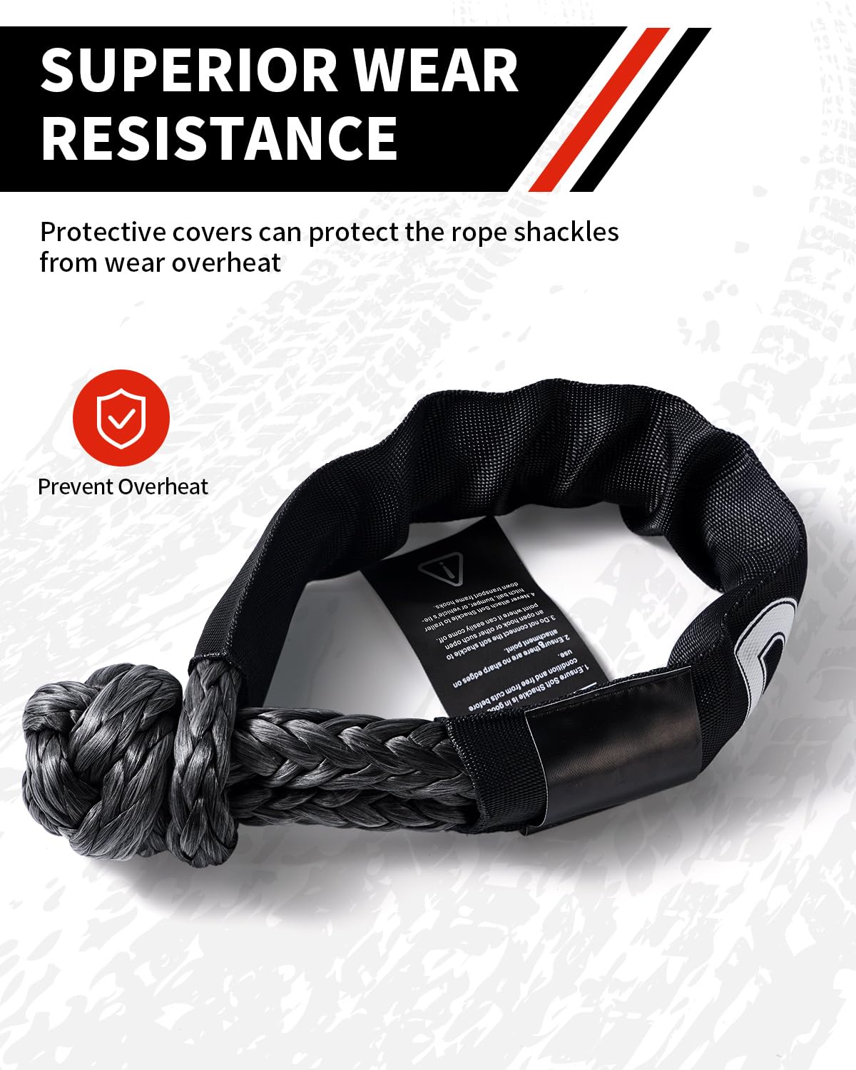 DAYDOOR 56,000 LBS Soft Shackle Recovery Kit, 1/2" x 22" (2-Pack) with 7075 Aluminum Snatch Ring, Winch Accessory for Jeep Wrangler, Bronco, 4Runner, Tacoma, ATV/UTV/Jeeps/SUVs, 4x4 Off-Road(Gray)