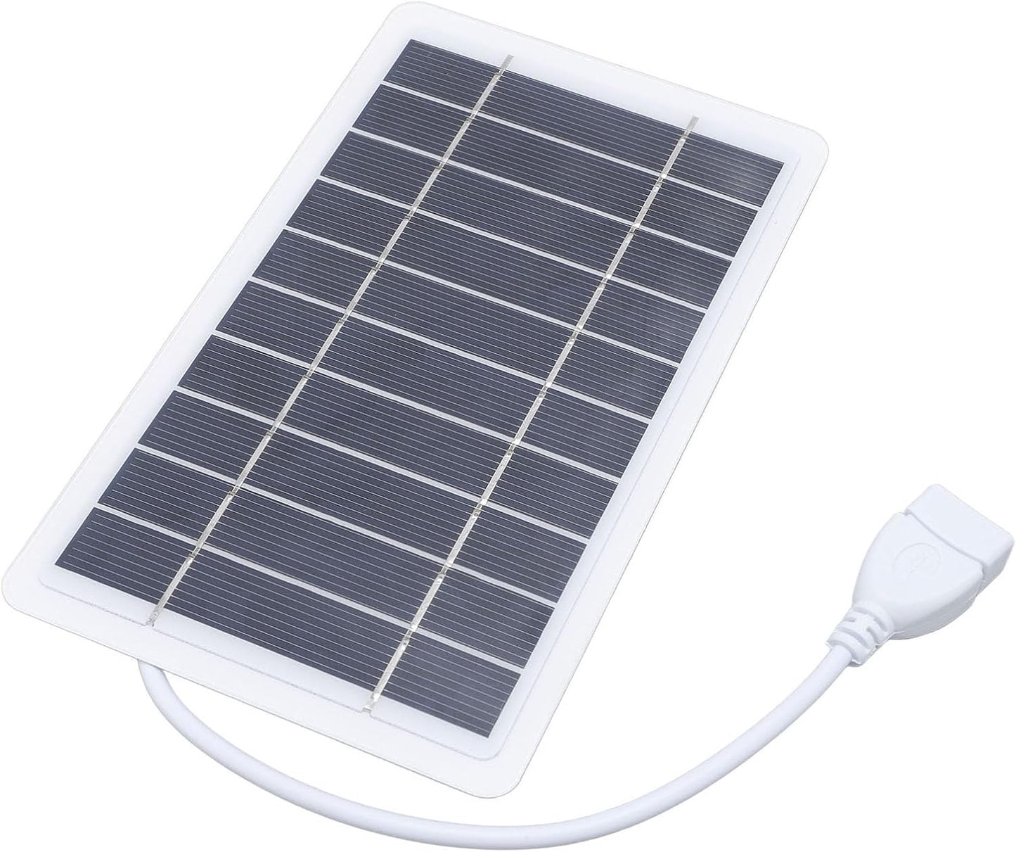 2 Solar Panel Power Bank, Monocrystalline Silicon USB Outputs High Efficiency Portable Phone Charger, with Compact Size