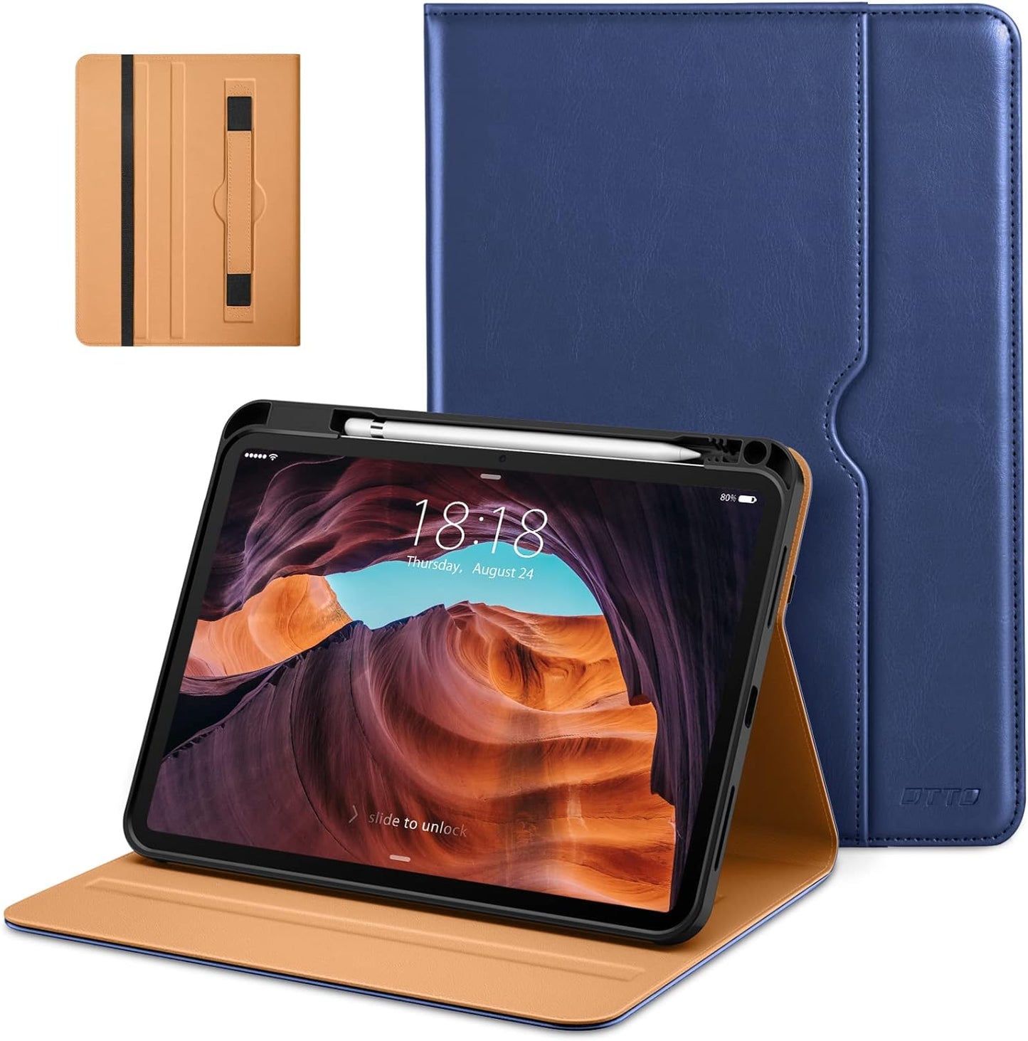 DTTO (A16) 11th 11 Inch 2025, 10th 10.9 Inch 2022, for iPad Generation Case iPad Generation Case Premium Leather