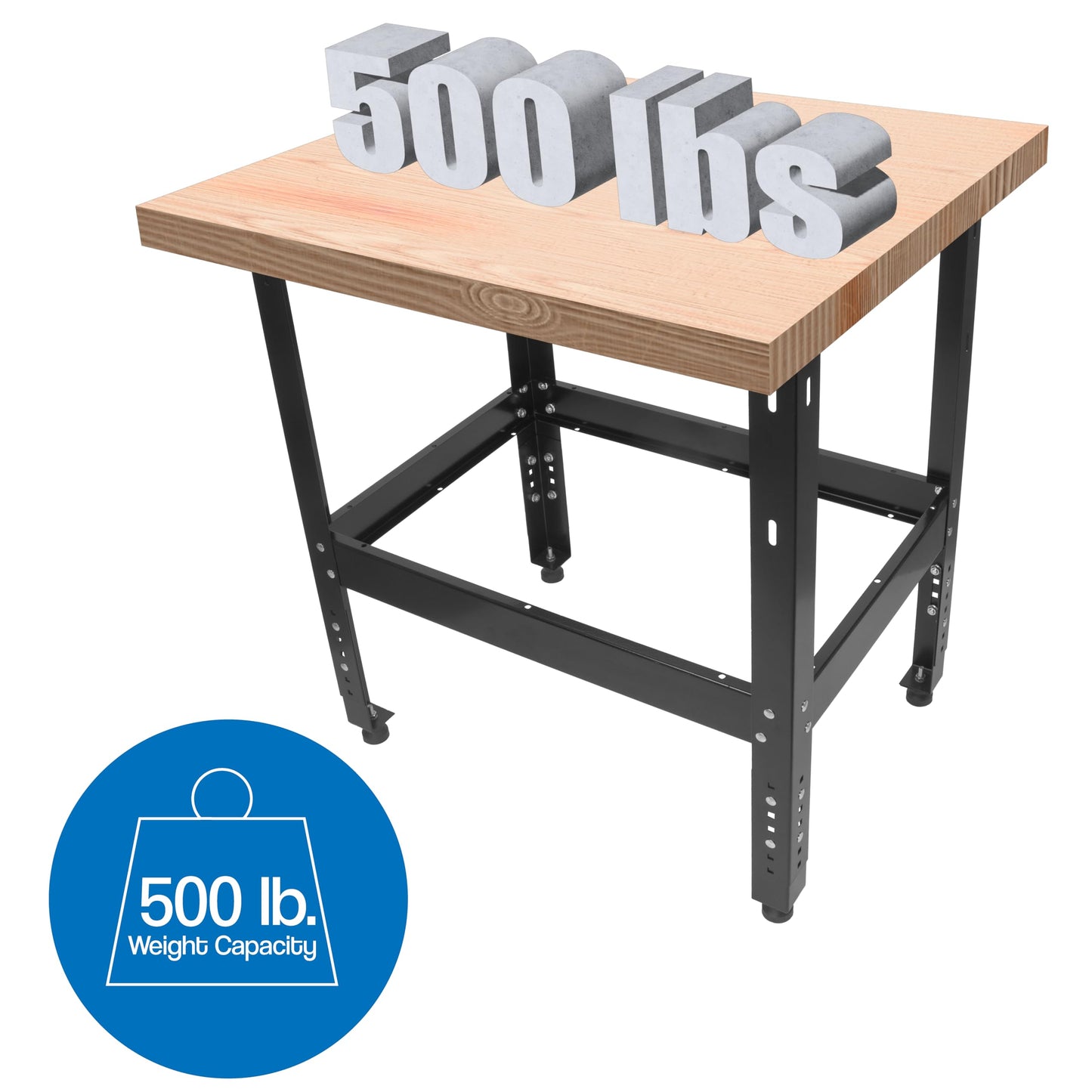 Multi-Purpose Workshop Router Table Stand, Machinery Shop Table Work Stand, 500 lb Heavy Duty Support for Band Saw, Drill Press, Belt Sander, Miter Saw, Bench Grinder, Planer, Adjustable Leveling Feet