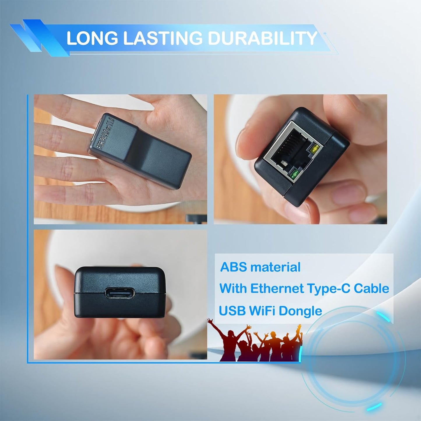 Zunate 9.0 11.0 JB Tool USB Adapter for FW or System, One Key PPPwn Dongle with Ethernet Type C Cable, One Key JB Tool