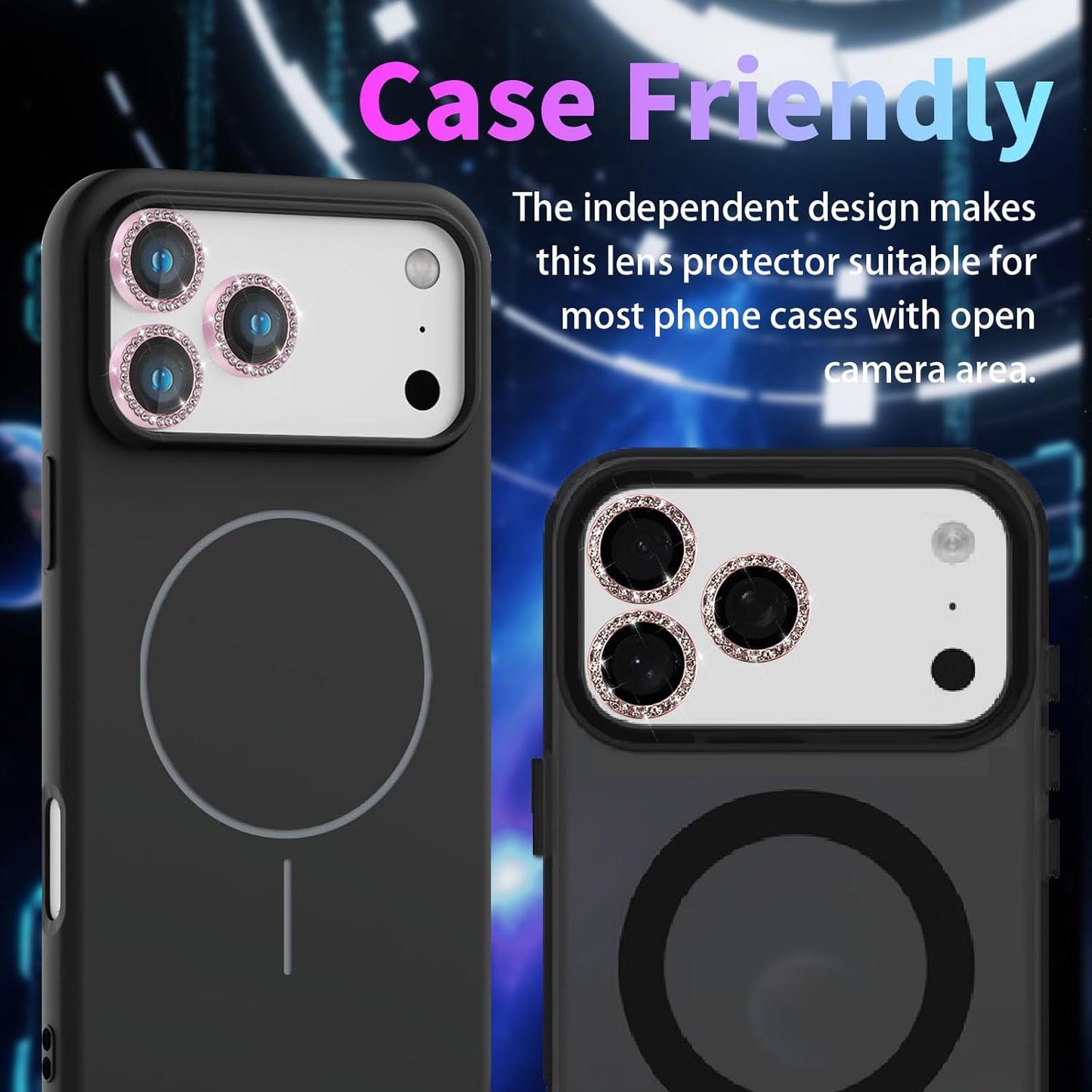 17 Pro/17 17 Pro/17 Camera Lens Protector for iPhone Pro Max, Individual Tempered Glass Camera Protector