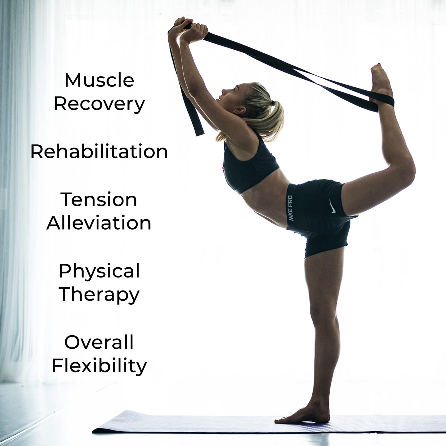 Sunshine Yoga 10-Pack Yoga Strap, 6-Foot Yoga Straps With Anti-Slip D-Ring Buckle, Adjustable Leg Stretching Strap for Muscle and Hamstring Stretch, Exercise Strap for Schools and Studios, Blue