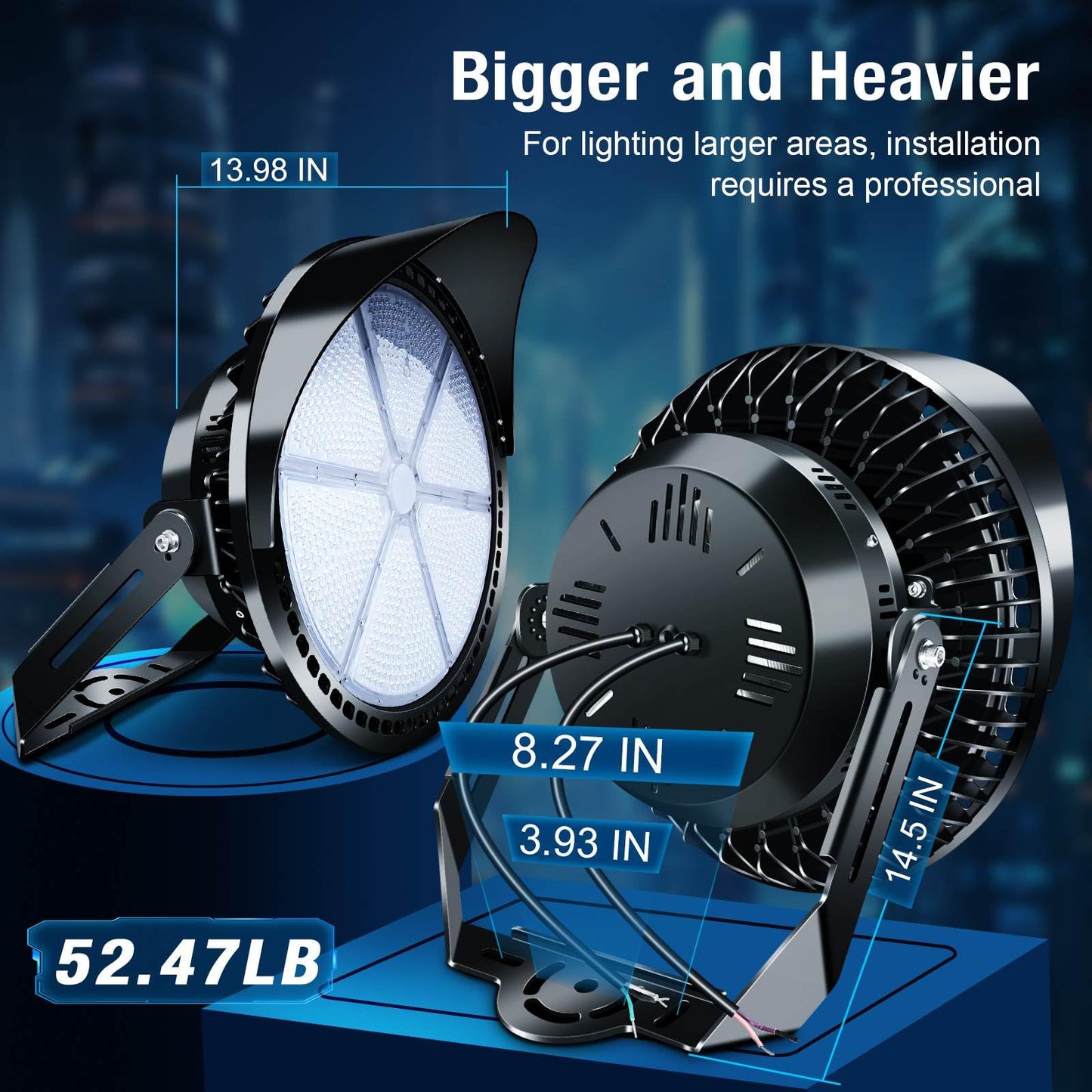 Tomourd 600W Dimmable LED Stadium Lights Outdoor, IP66 Waterproof 10KV Surge Protection Commercial Arena Flood Light, Daylight White High Mast Floodlight for Sport Court, Parking Lot Lighting