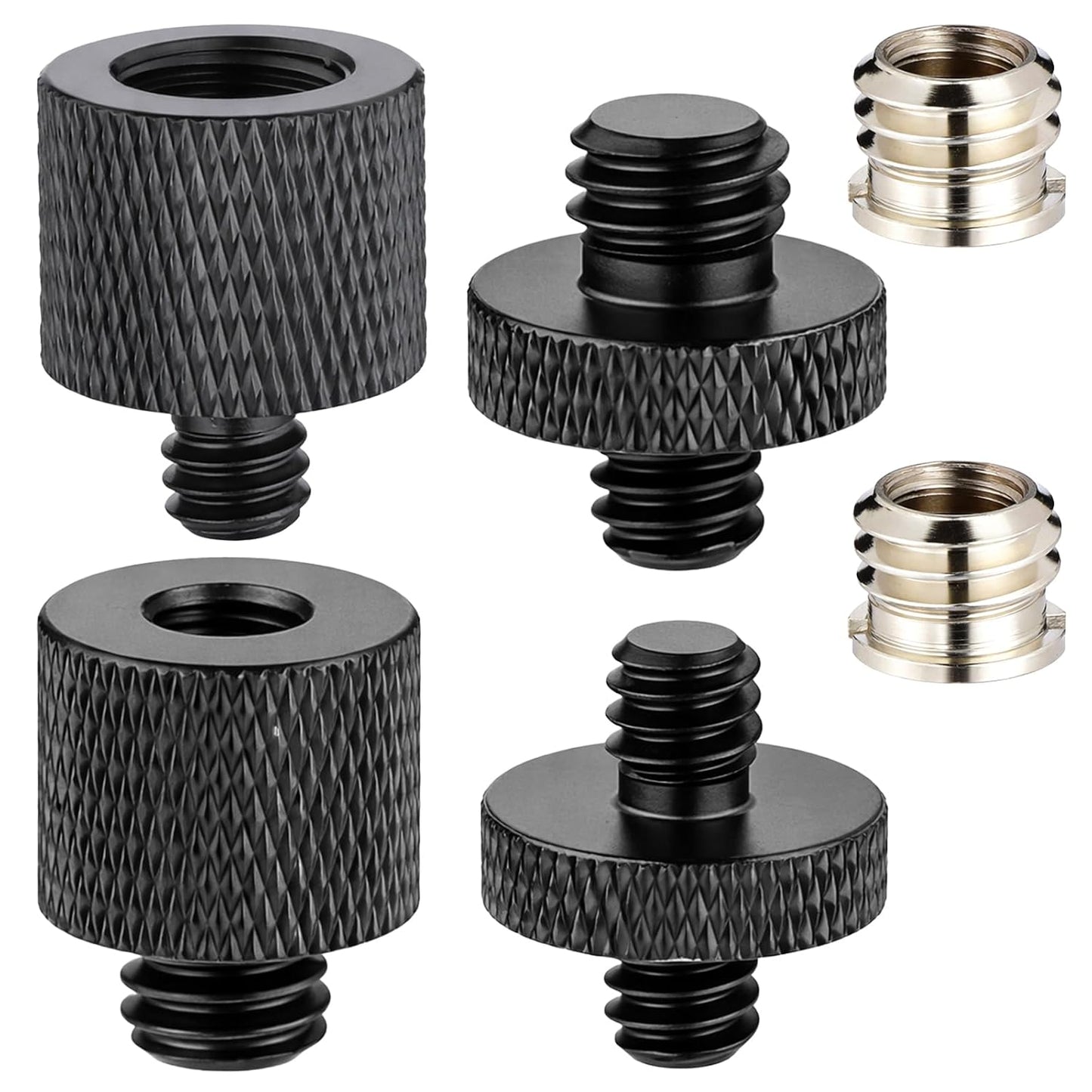 JJUNW 6Pcs Tripod Adapter, Camera Screw Adapter, Stand Adapters Threaded Converter Tripods Mount Adapters, Tripod
