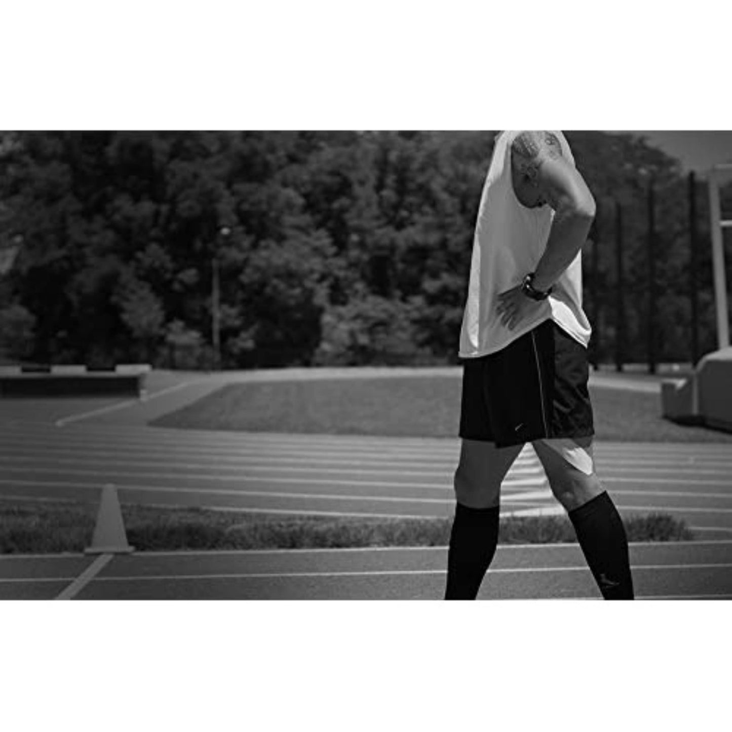 MUELLER Sports Medicine Kinesiology Therapeutic Tape, Quality Athletic Tape, Latex Free, 20 Pre-Cut I-Strips, 2" x 9.75" Each Strip, Gray Camo