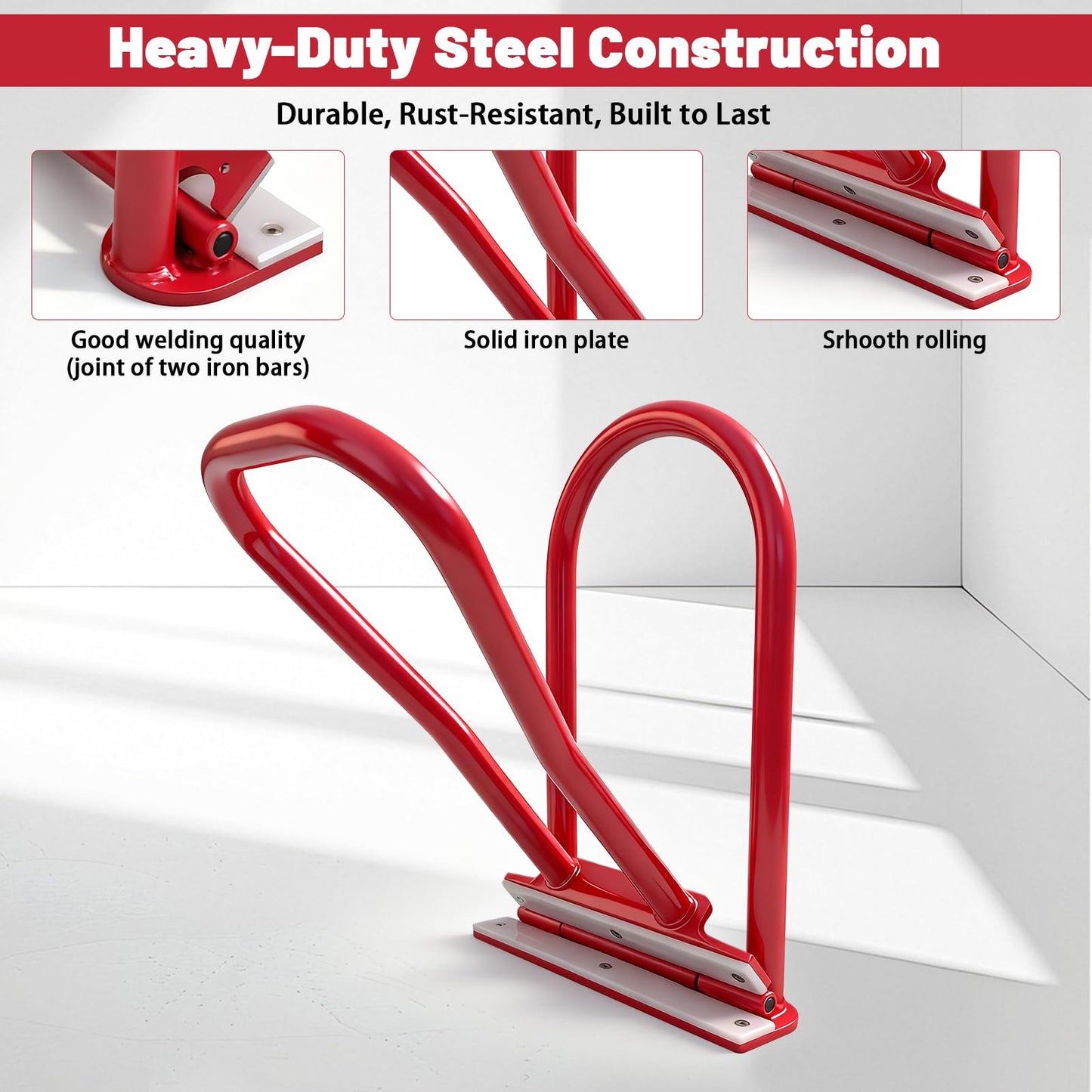 LAOJIEDAO Roof Eaves Seam Bender HTSL25E2, Metal Roofing Drip Edge Folding Tool for Standing Seam Mechanical Lock, 90-180° Roof Edge Hemming Crimper Tool for Roofer and Sheet Metal Worker (Red)