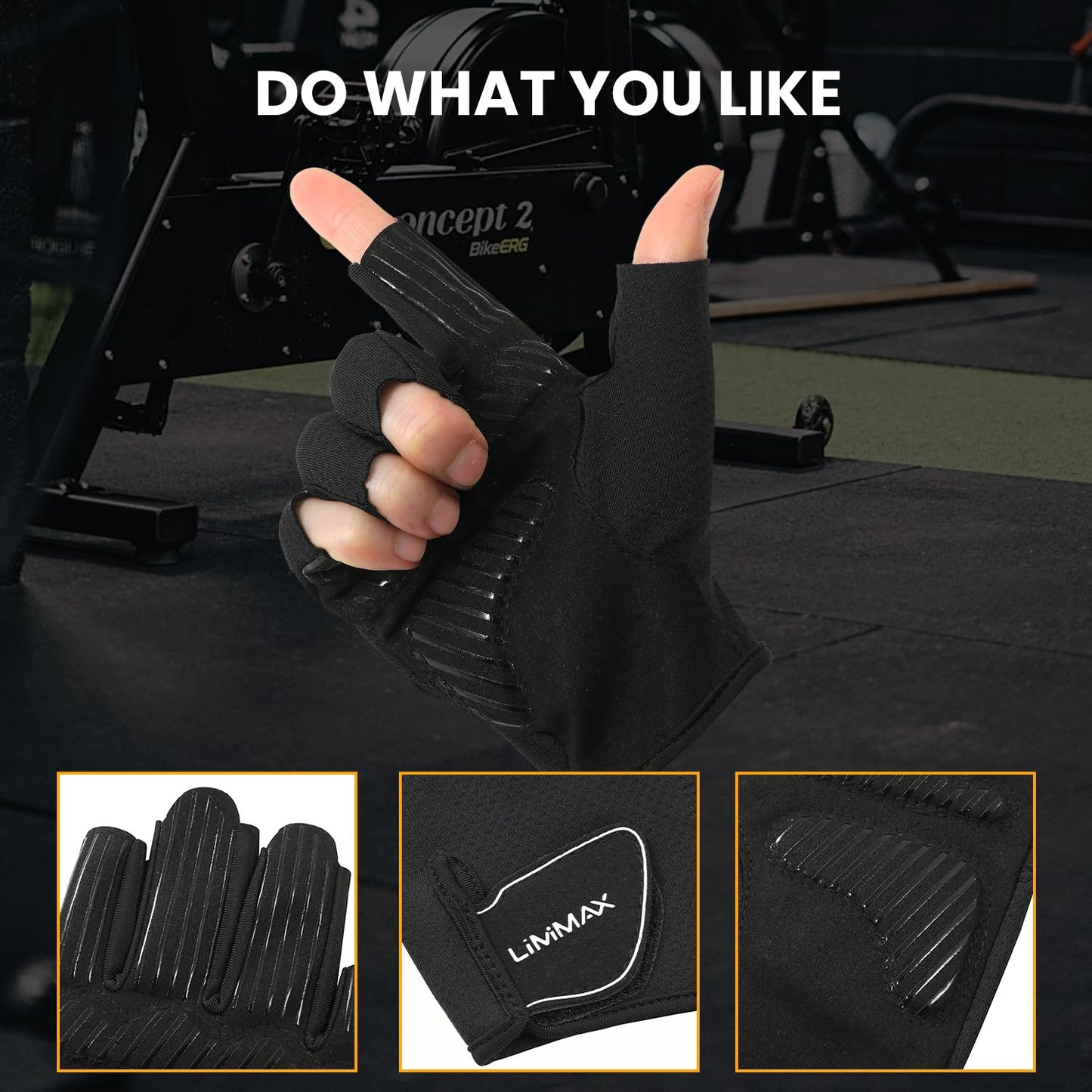 LiMMAX Workout Gloves Women，Weight Lifting Gloves for Women，Gym,Cycling,Yoga, Exercise, Fitness and Training,Featuring Full Palm Protection, Grip, and Shock Absorption Capabilities