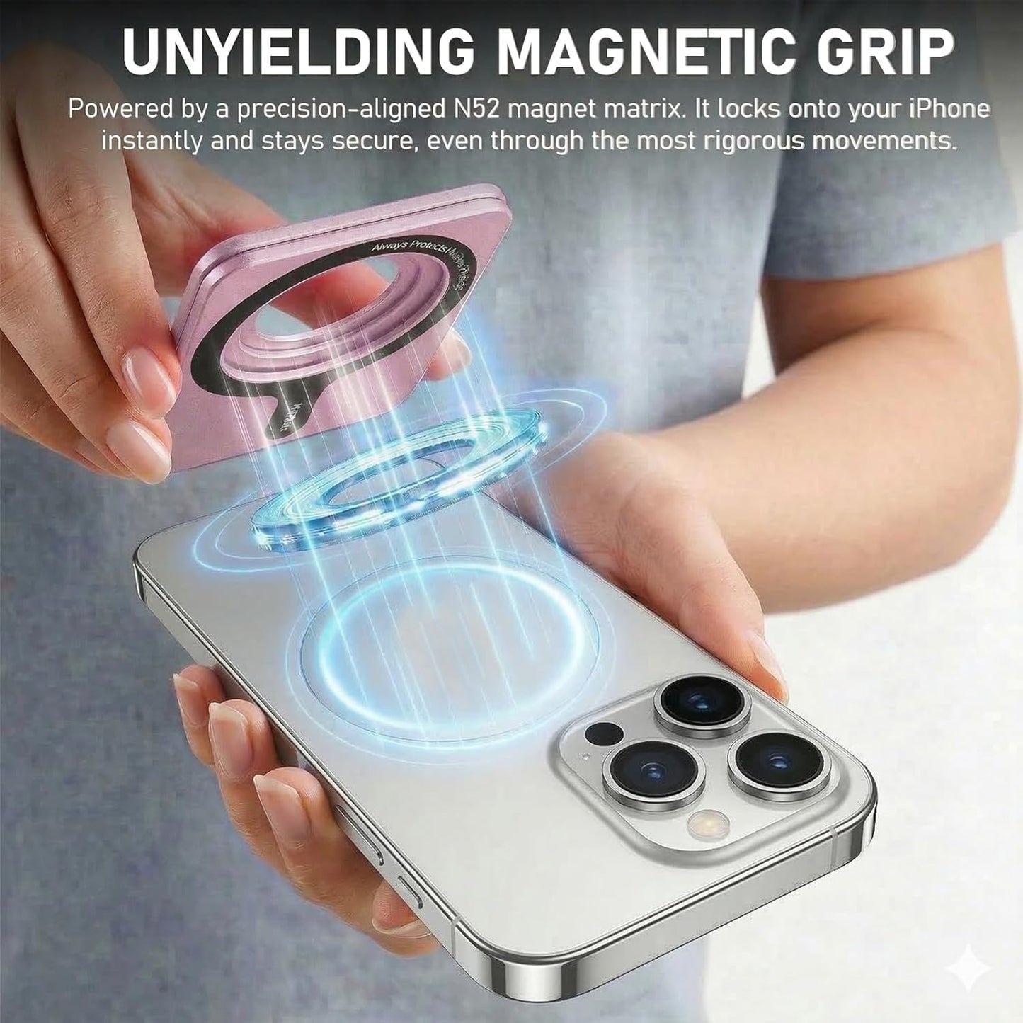 1ST IDEA 17/16/15/14/13/12 Magnetic Tripod for iPhone, Aluminium Phone Tripod Stand Compatible with Magsafe iPhone