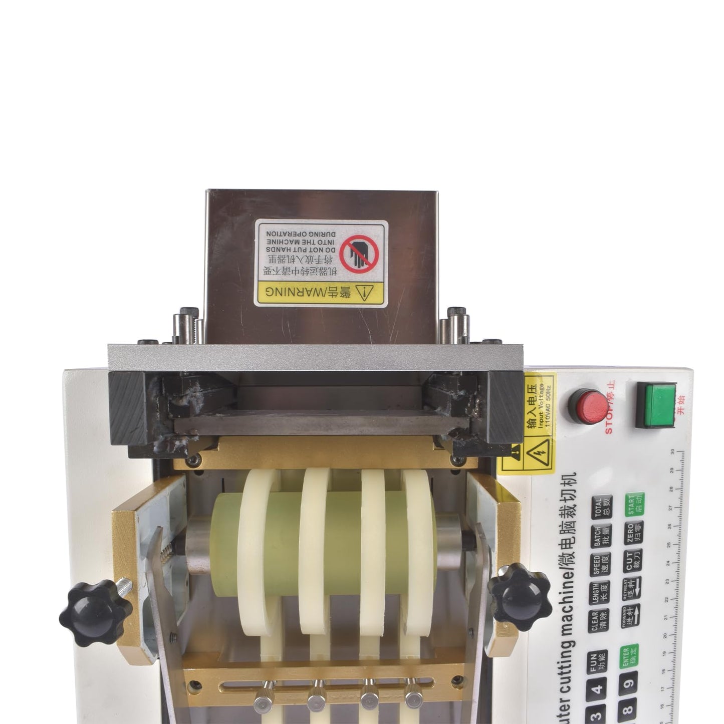 Flynsu YS-100 Auto Heat-shrink Tube Cutter 110V Cable Pipe Cutting Machine, Cutting Width 0-100mm